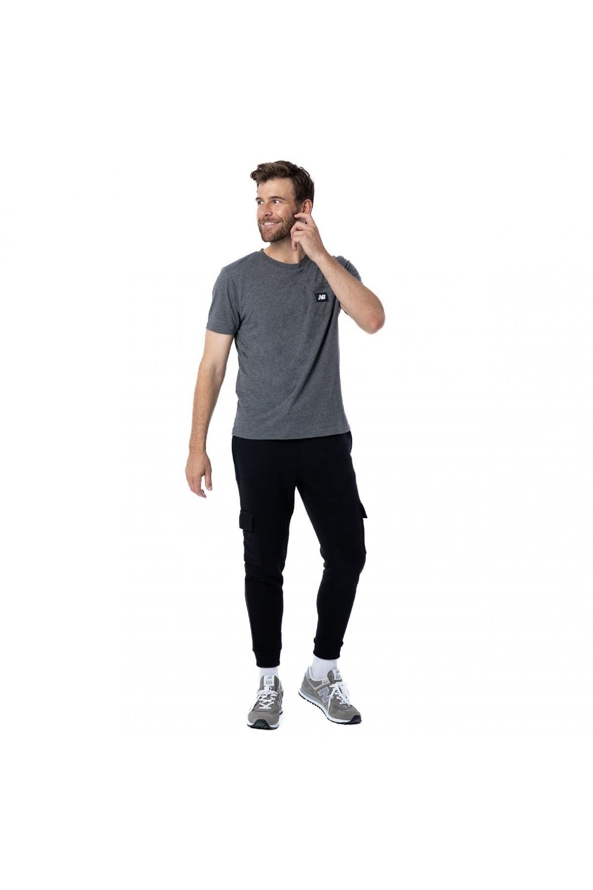 شلوار گرمکن ورزشی نیو بالانس مردانه منسوجات مشکی اسپرت  جاگر      | New Balance 375 MNP3226 TR - تصویر 5