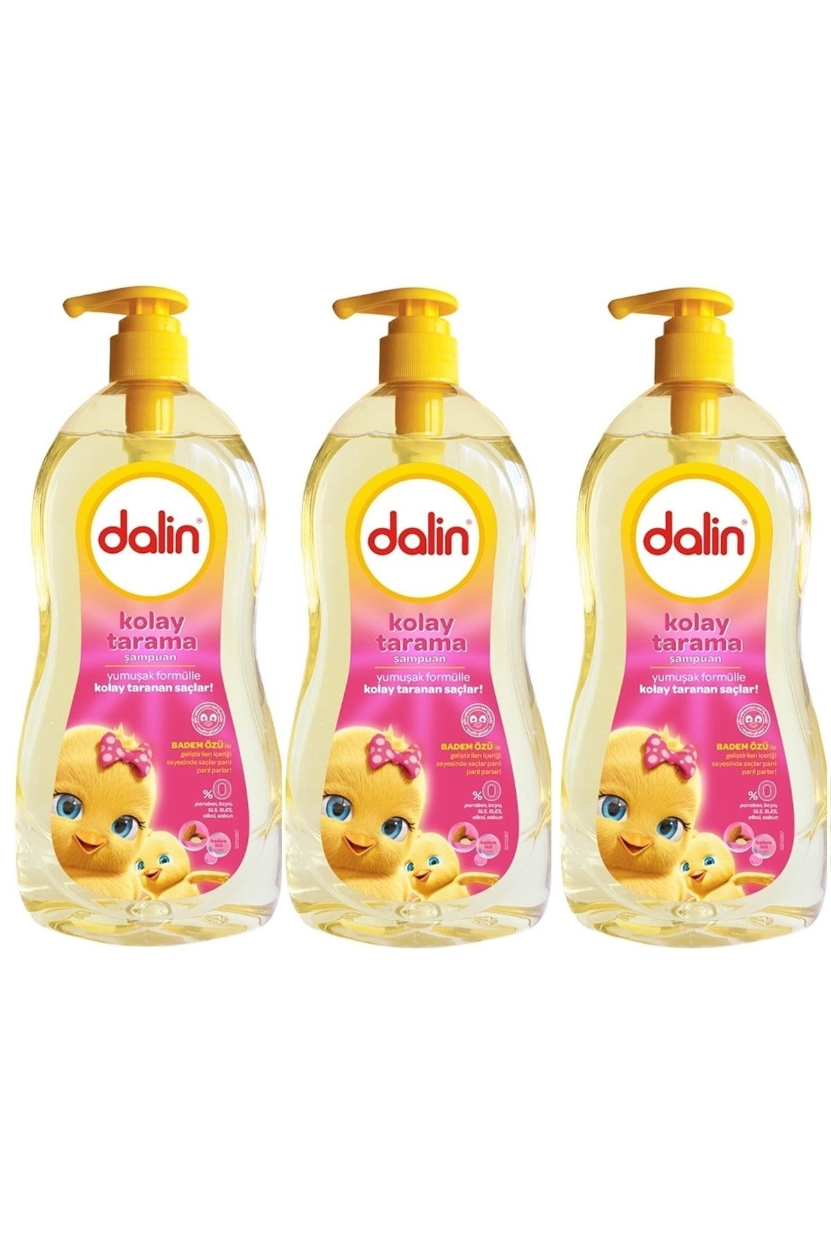 Dalin-700 Ml Easy Combing - Baby Shampoo 3 Pieces 1