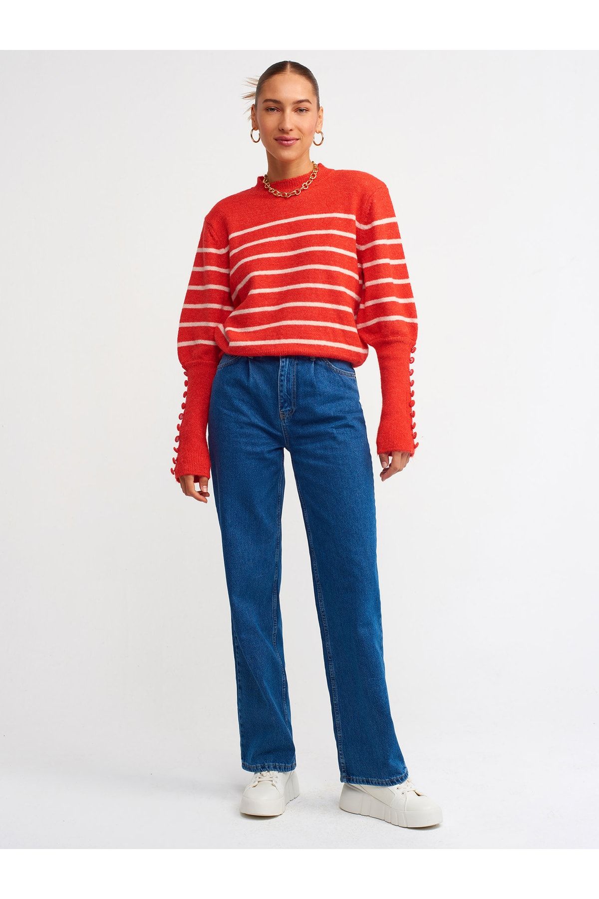 Dilvin Jeans Blau Straight Fast ausverkauft