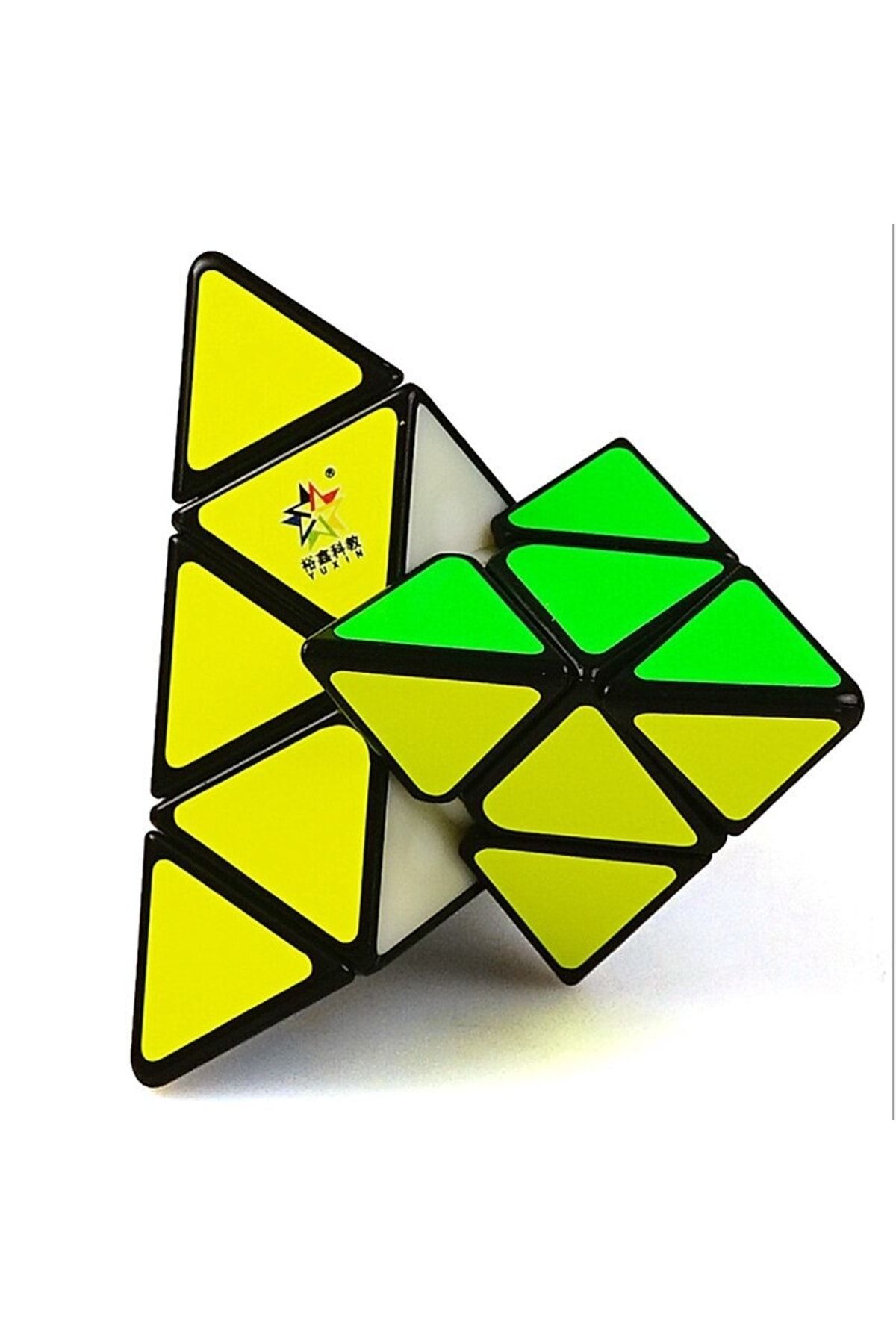 hediyecik-Nexcube Moyu Speed Pyraminx - Set of 2 Intelligence and Rubik Cubes 5