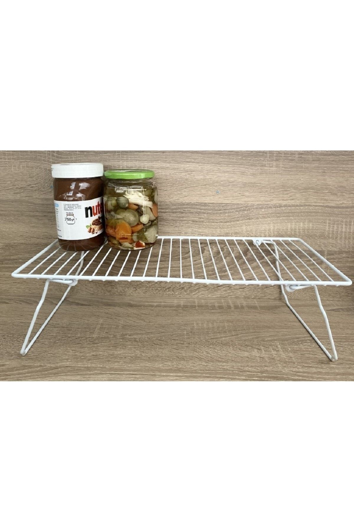 RENK YAPI RÜYASI Alb 2 Bucăți De Calitate, Practic, Din Metal, Bucătărie, Baie, Punte, Raft, Blat, Dulap, Organizator Cămară - One Size