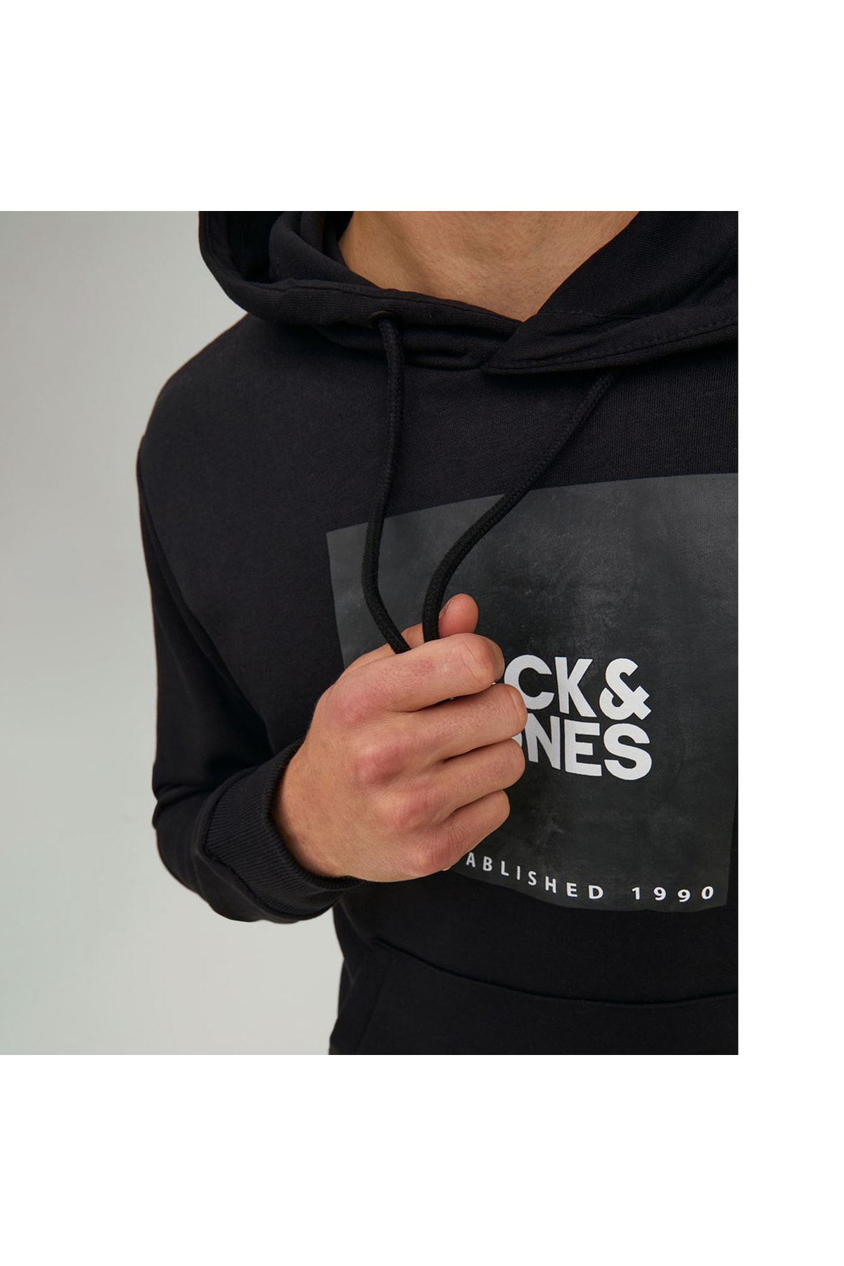 سویشرت جک اند جونز مردانه  مشکی  راسته       | Jack & Jones 12213245-B - تصویر 6