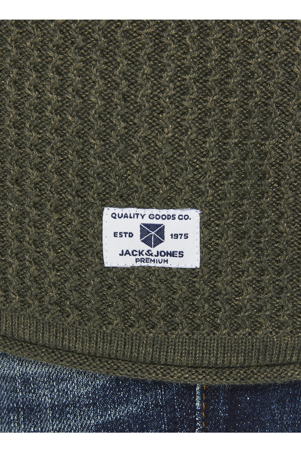 پلیور جک اند جونز مردانه دوختنی خاکی  راسته Regular/رگولار    Regular/رگولار Classical/کلاسیک | Jack & Jones 5002930311 TR - تصویر 6