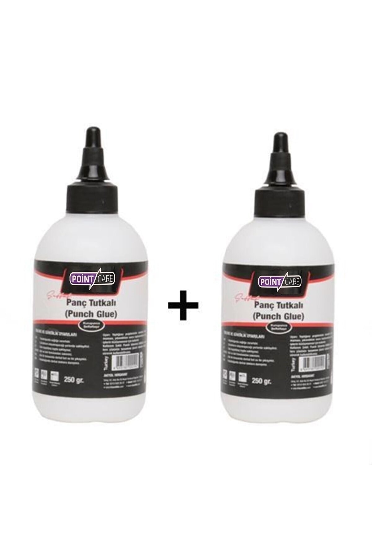 Genel Markalar Point Panç Tutkalı,2 Adet 250 Gr, Şeffaf Yapıştırıcı, Punch Tutkal