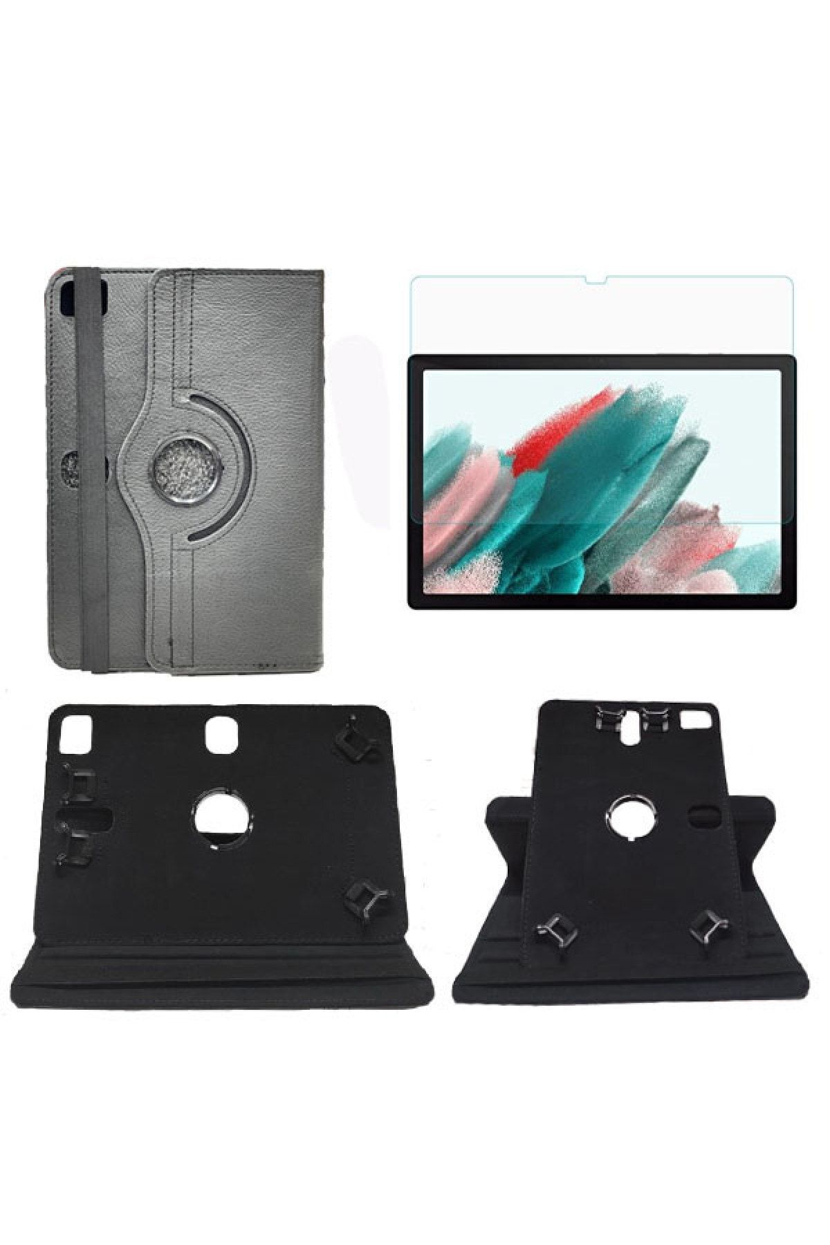 NewFace-Lg G Pad 2 8.3 Lte 360°Rotating Universal Tablet Case + Screen Protector 1