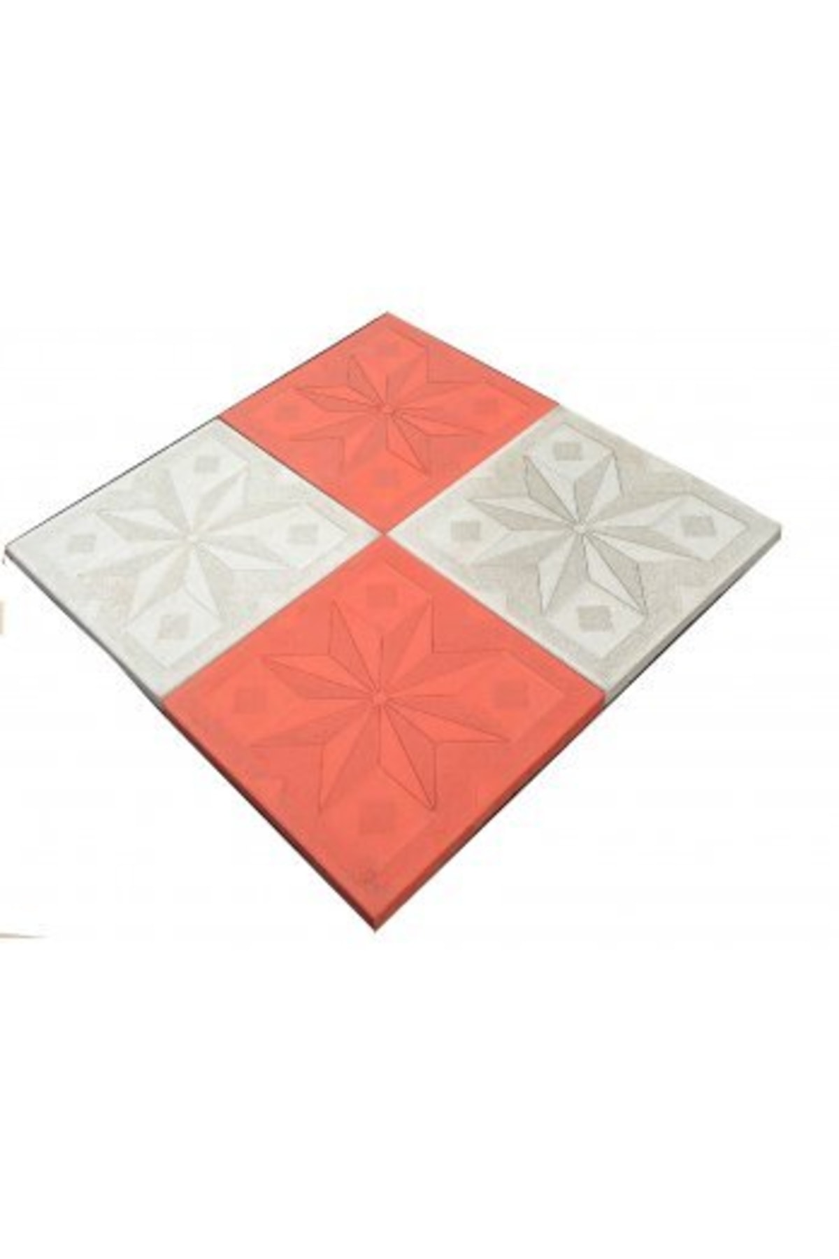 Plastik Parke Taşı Kalıbı Tretuar Sakarca 6 Cm( 5 Ad) 3