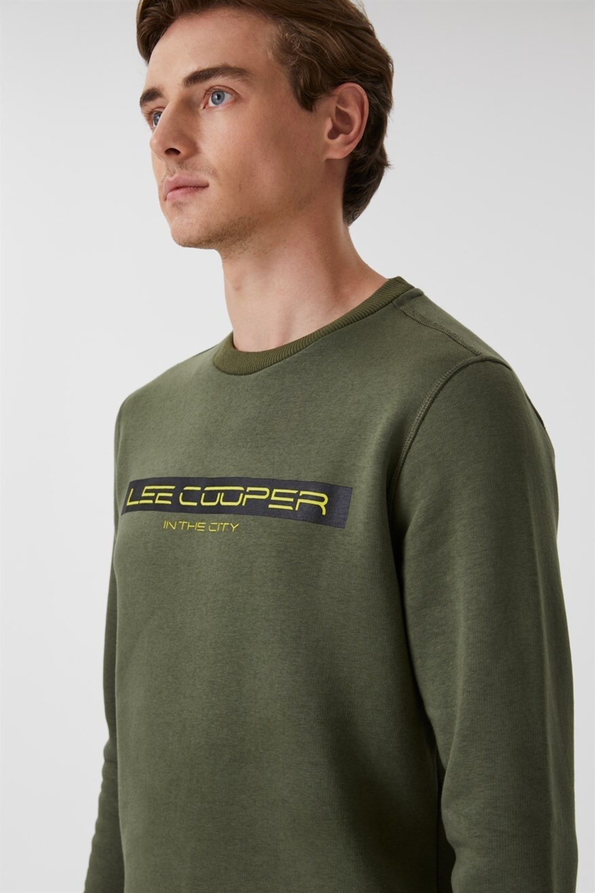 سویشرت مردانه طرح دار آستین بلند | لی کوپر Lee Cooper 231 LCM 241022 - تصویر 5
