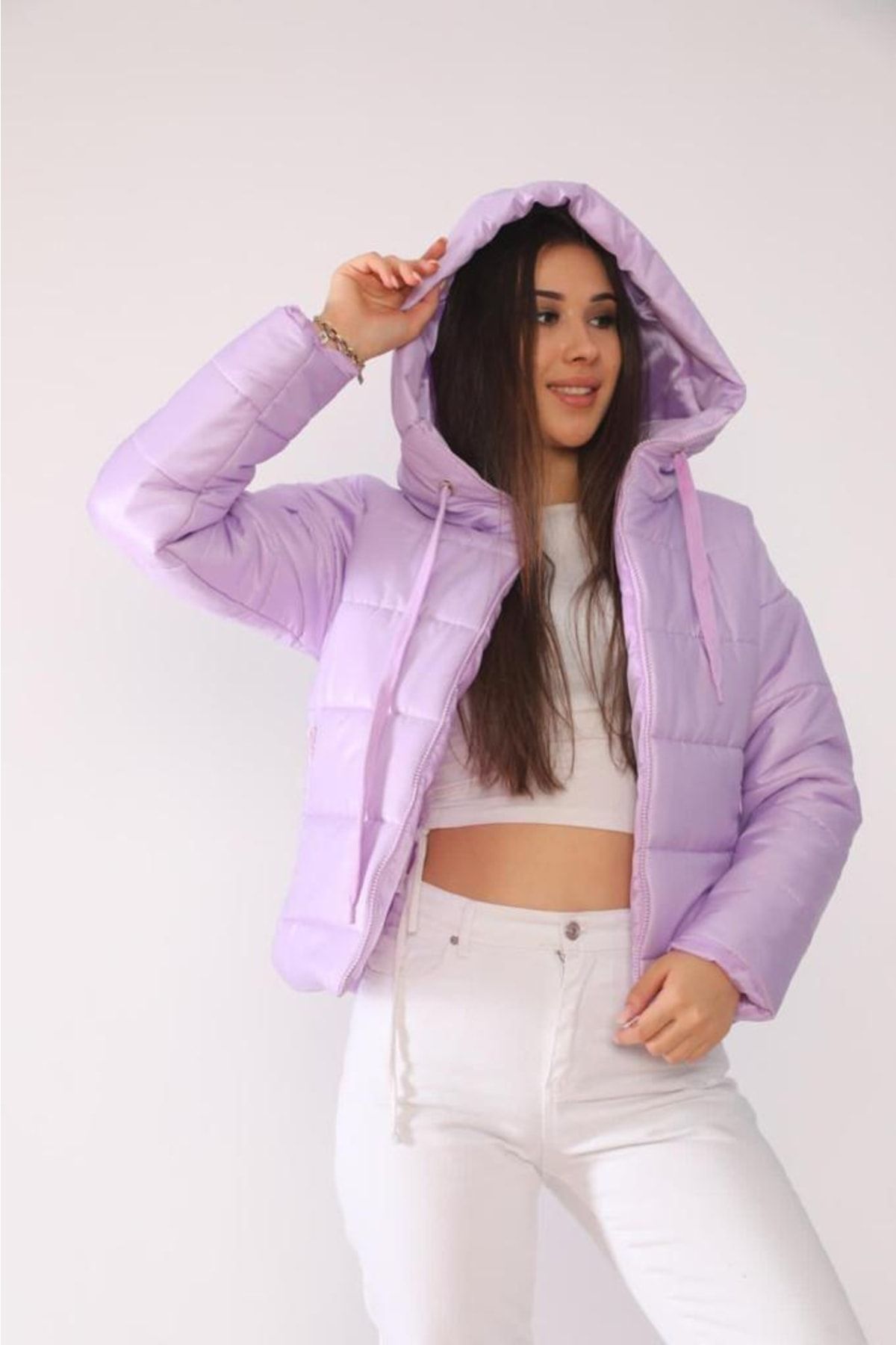Light purple discount bubble coat