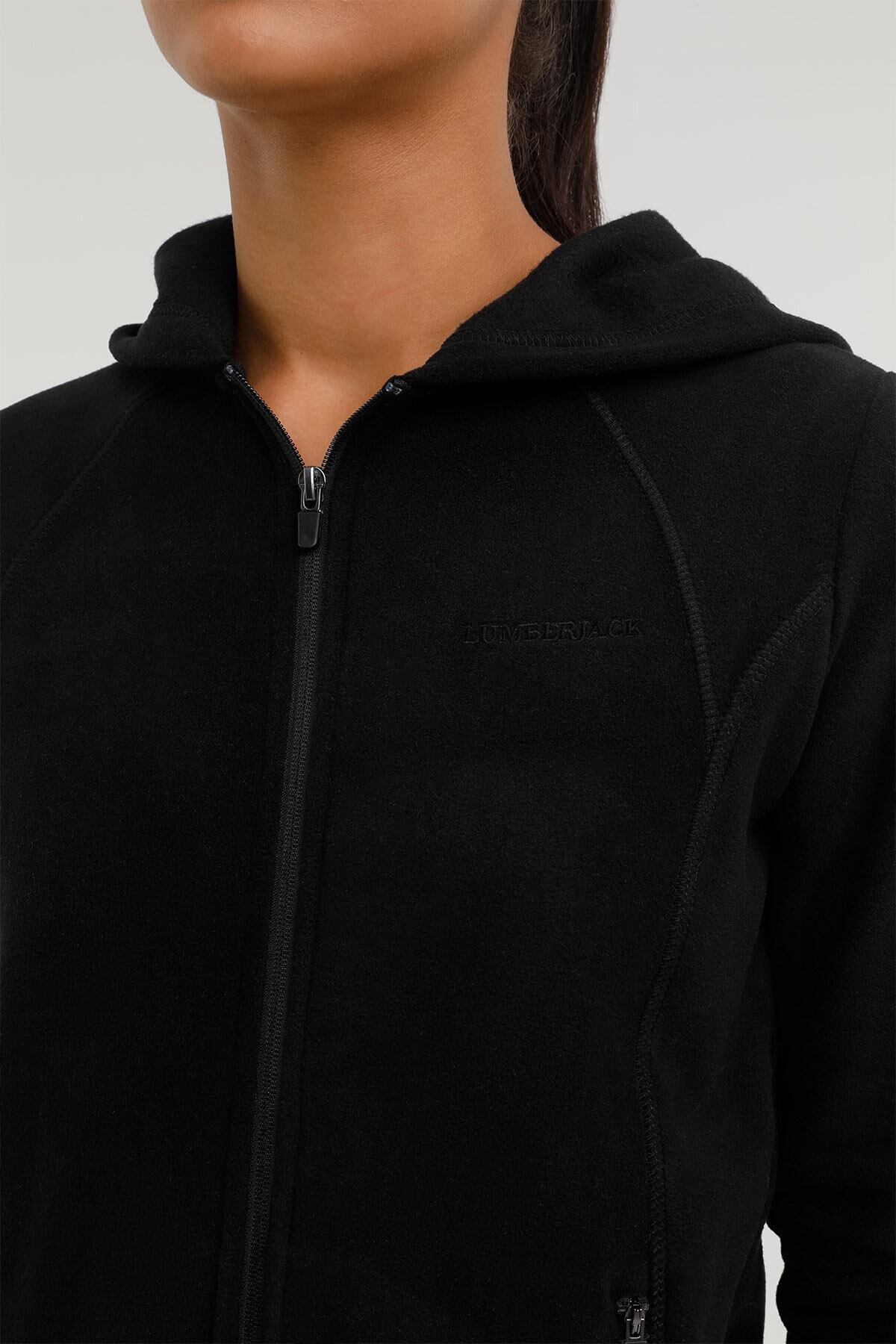 lumberjack-W-ct657 Basic Black Polar Zip H Women's Black Polar 4