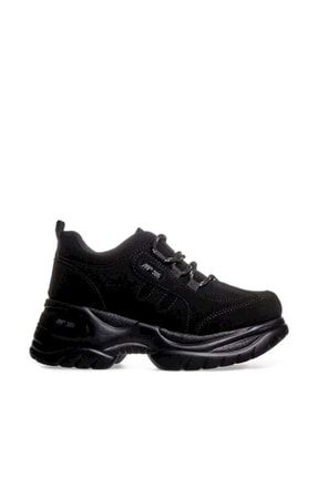 Kadın Dolgu Topuk Siyah Casual Ayakkabı 192-305zn 100 192-305ZN