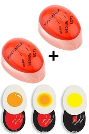 Dublör Yumurta 2 Adet Zamanlayıcı Egg Timer Mutfak Yumurta Pişirme Haşlama Göstergeli Yumurta1