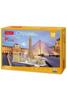 Cubic Fun 3d Puzzle City Line Paris - Fransa N:mc254h 5794369