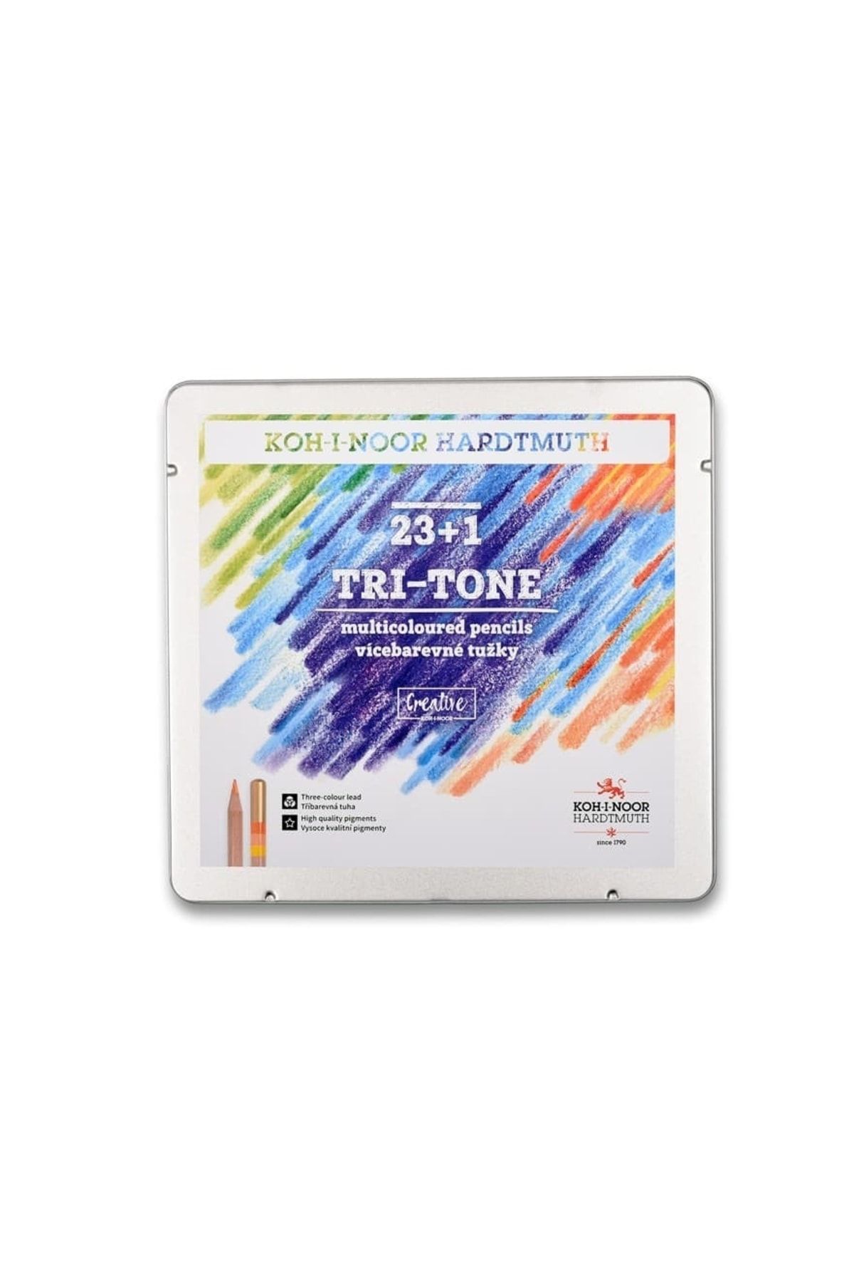 Koh-i Noor-Tri-tone Set of 24 and 3 Colored Pencils 2