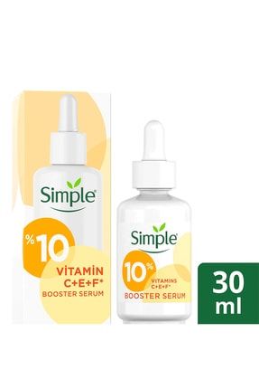 Booster Serum %10 C+F+E Vitamini Genç Görünen ve Aydınlık Cilt İçin 30 ml 8720181157110