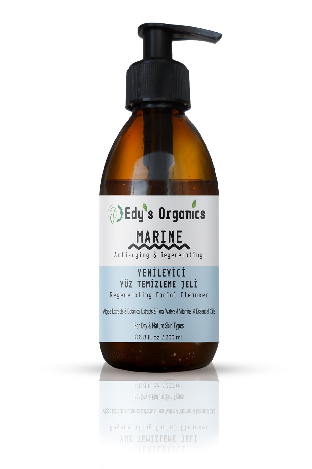 Edy’s Organics- Marine Yenileyici Yüz Temizleme Jeli — EDYSMK001 — تصویر 2 از 4