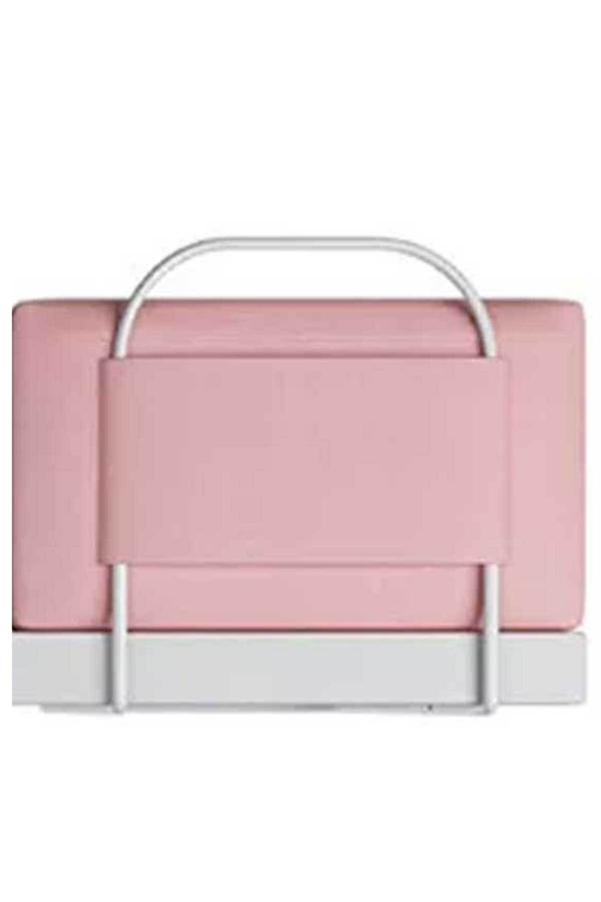 RevuBaby 50cm Yatak Bariyeri Bebek Ve Çocuk Korkuluğu Güvenlik Bariyeri Koruma Bariyeri 1 Blok Pembe