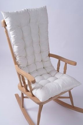 Lüx Sallanan Sandalye Minderi Selen Bağcıklı 120x50cm Krem (sadece Minder) SLN001