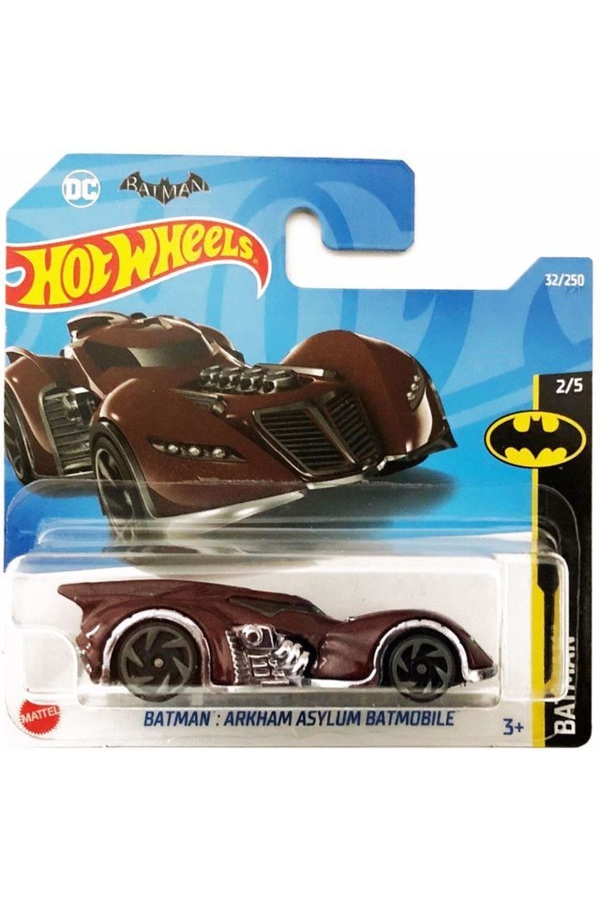 Оригинальные транспортные средства HOT WHEELS Hw Одиночные автомобили  Batman: Arkham Asylum Бэтмобиль Hcw59