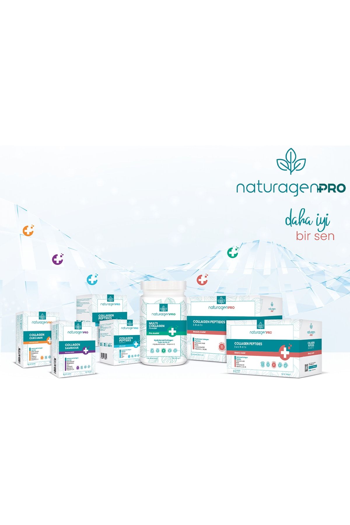 Naturagen Pro Kolajen 30 Tablet Hidrolize Collagen (TİP-1&amp;TİP-3 HYALURONİC ACİD,VİTAMİN C,BİOTİN,ÇİNKO,BAKIR) ZO10119