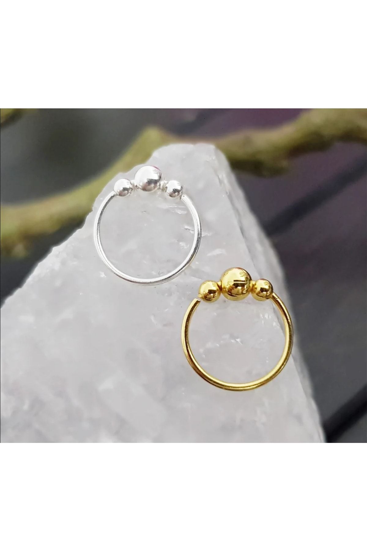 Gold sterling silver outlet rings