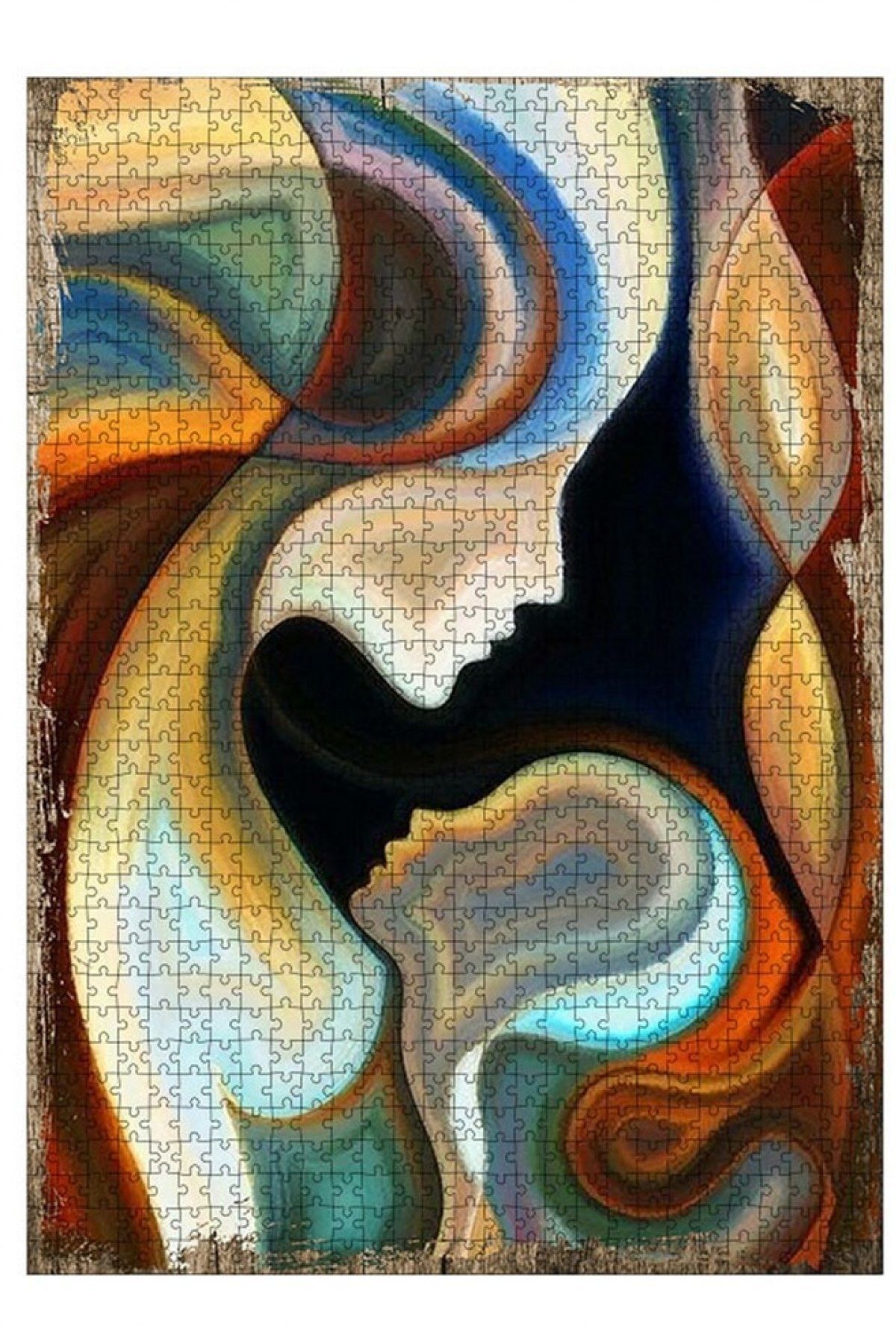Tablomega Ahşap Mdf Puzzle Yapboz Anne Ve Çocuk 1000 Parça 50*70 Cm