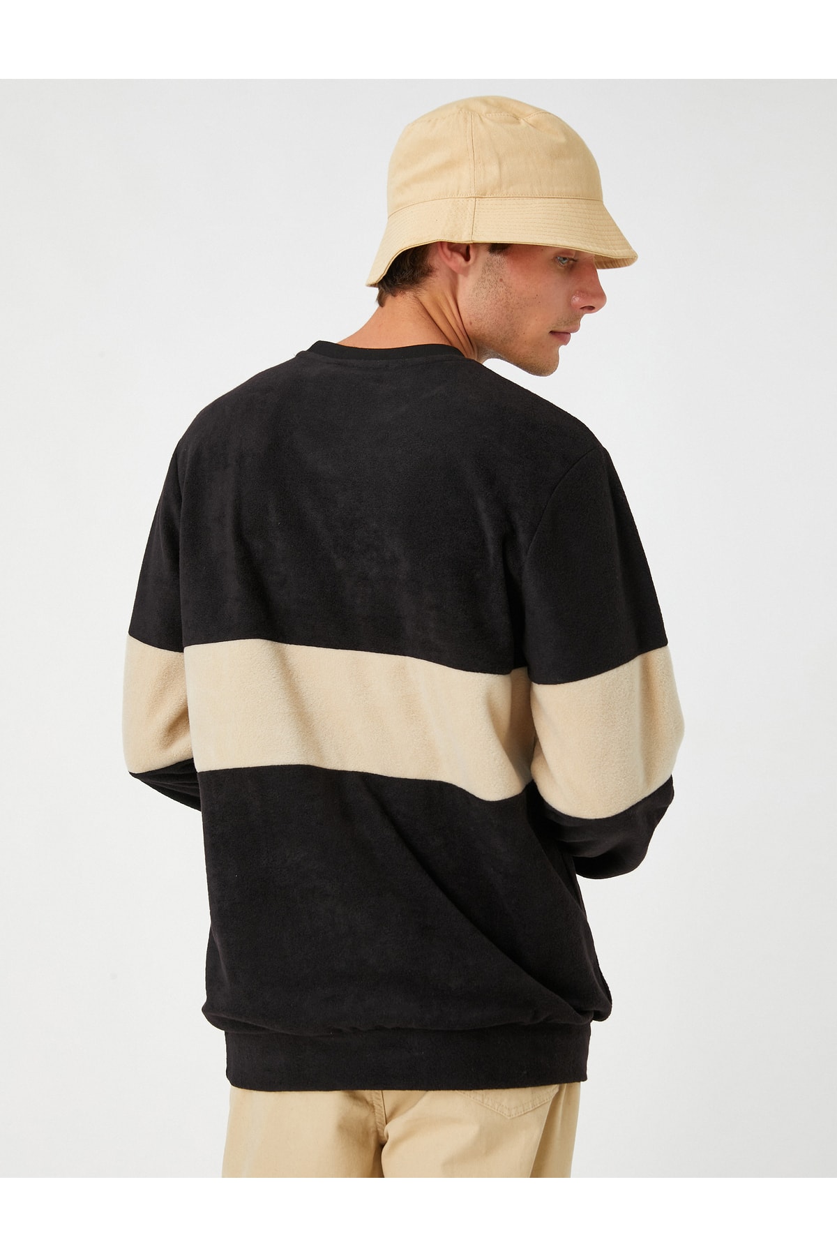Koton Sweatshirt Schwarz Relaxed Fit Fast ausverkauft