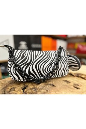 Zebra Bozuk Para Cüzdanlı Baget Çanta 0042CKR