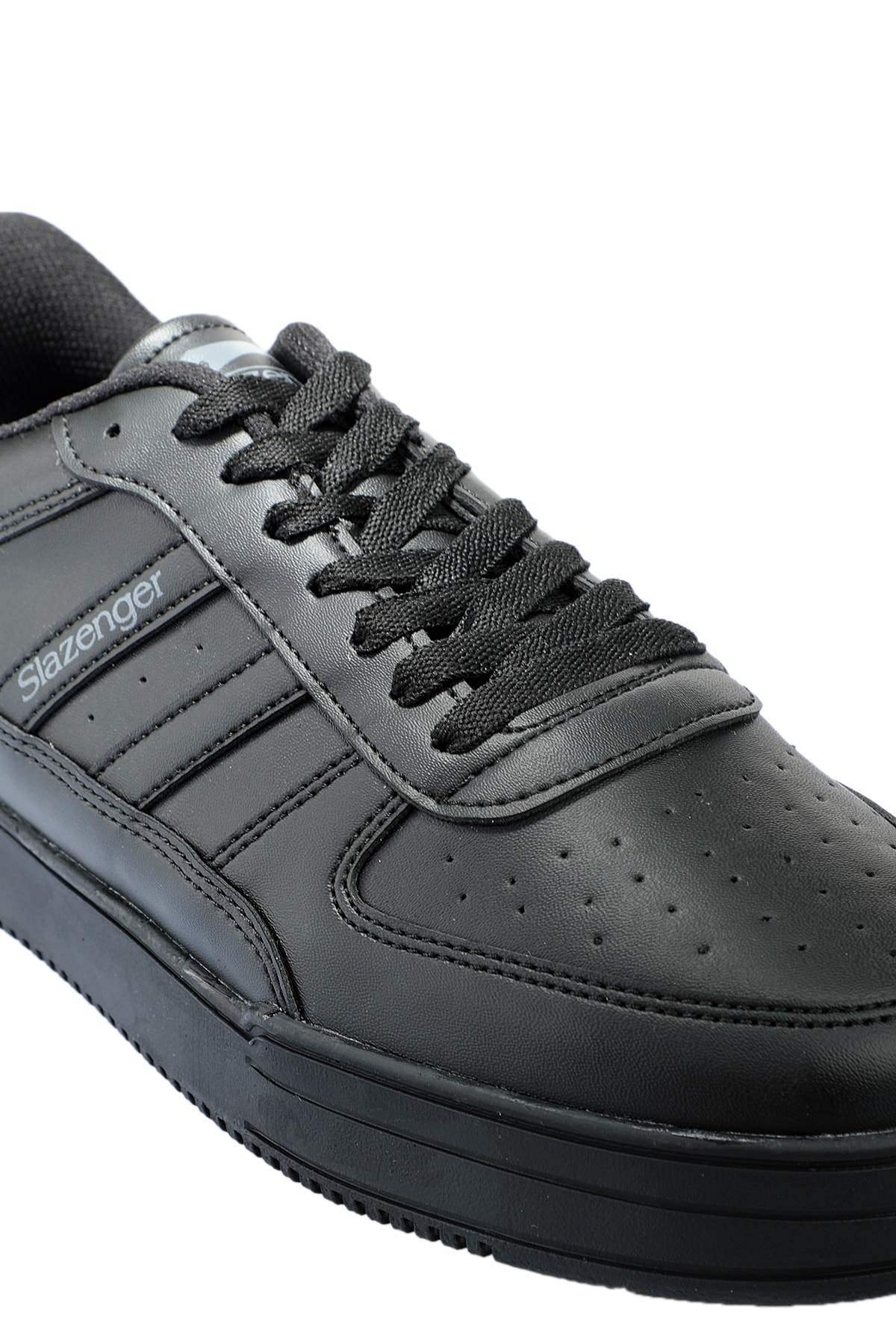 کفش اسنیکر اسلازنگر مردانه پارچه مشکی Authentic راسته      کژوال/روزمره | Slazenger SA22LE140 TR - تصویر 4