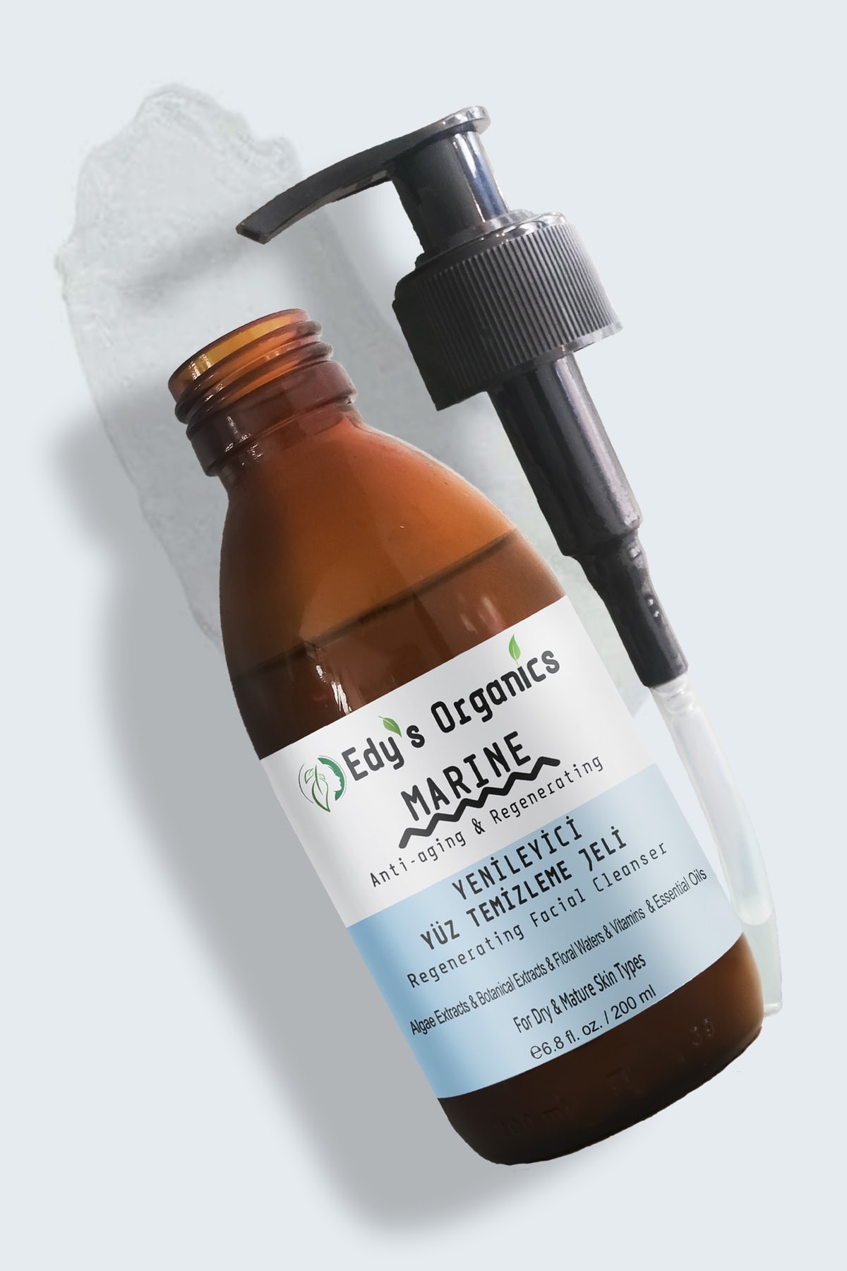 Edy’s Organics- Marine Yenileyici Yüz Temizleme Jeli — EDYSMK001 — تصویر 3 از 4