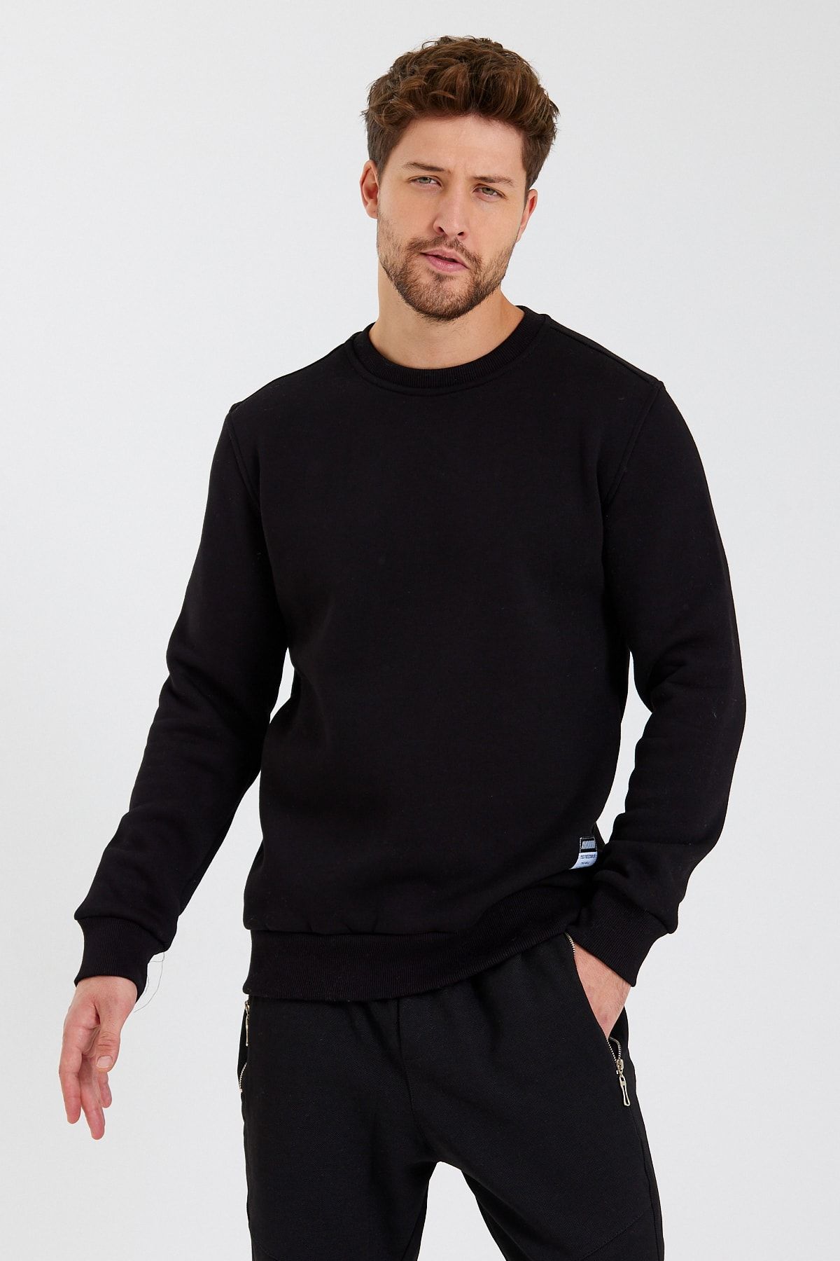 Mens slim hot sale fit sweatshirt