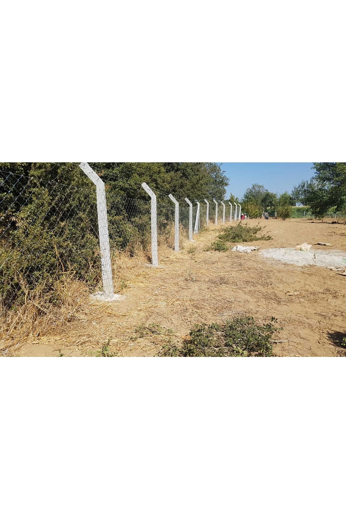 2.50 Mm 20 Metre 7x7 Cm Helezon Tel Çit Galvanizli Kafes Tel Bahçe Teli Msytic4253 5