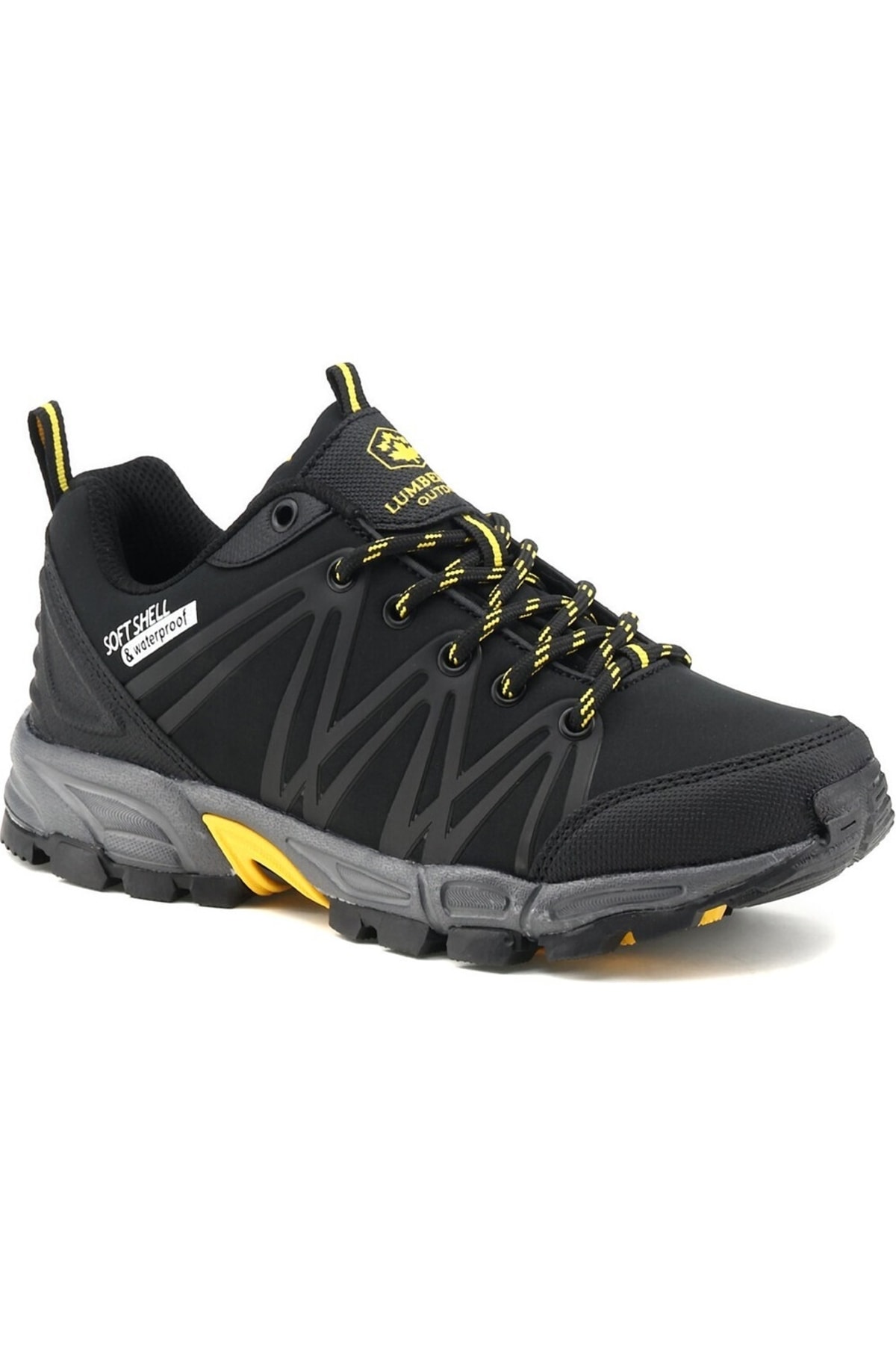 Shell Black Men's Outdoor Waterproof Sports Shoes