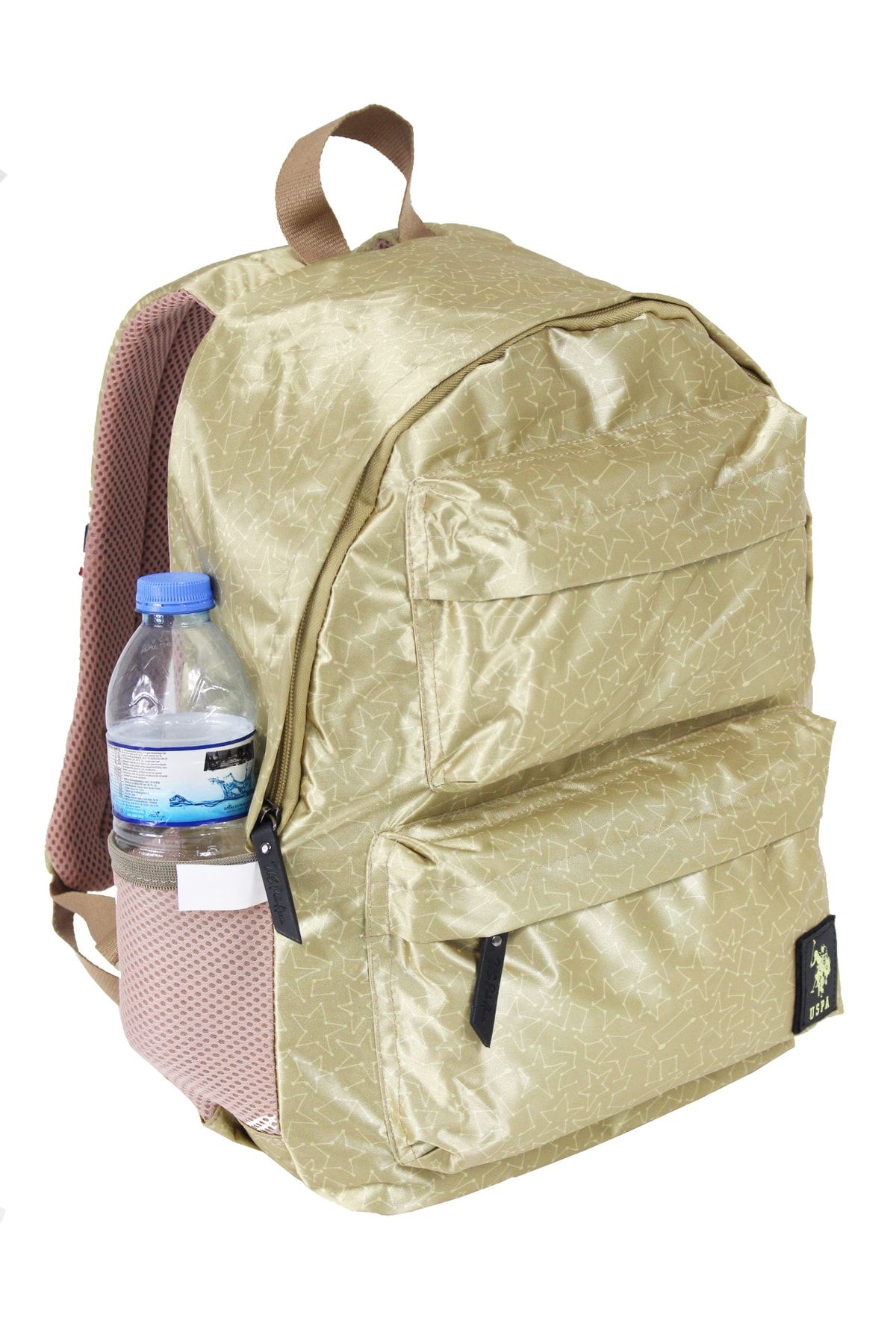 کوله پشتی طلایی مردانه و زنانه USPA PLCAN22133 Stars دبیرستان U.S. Polo Assn.