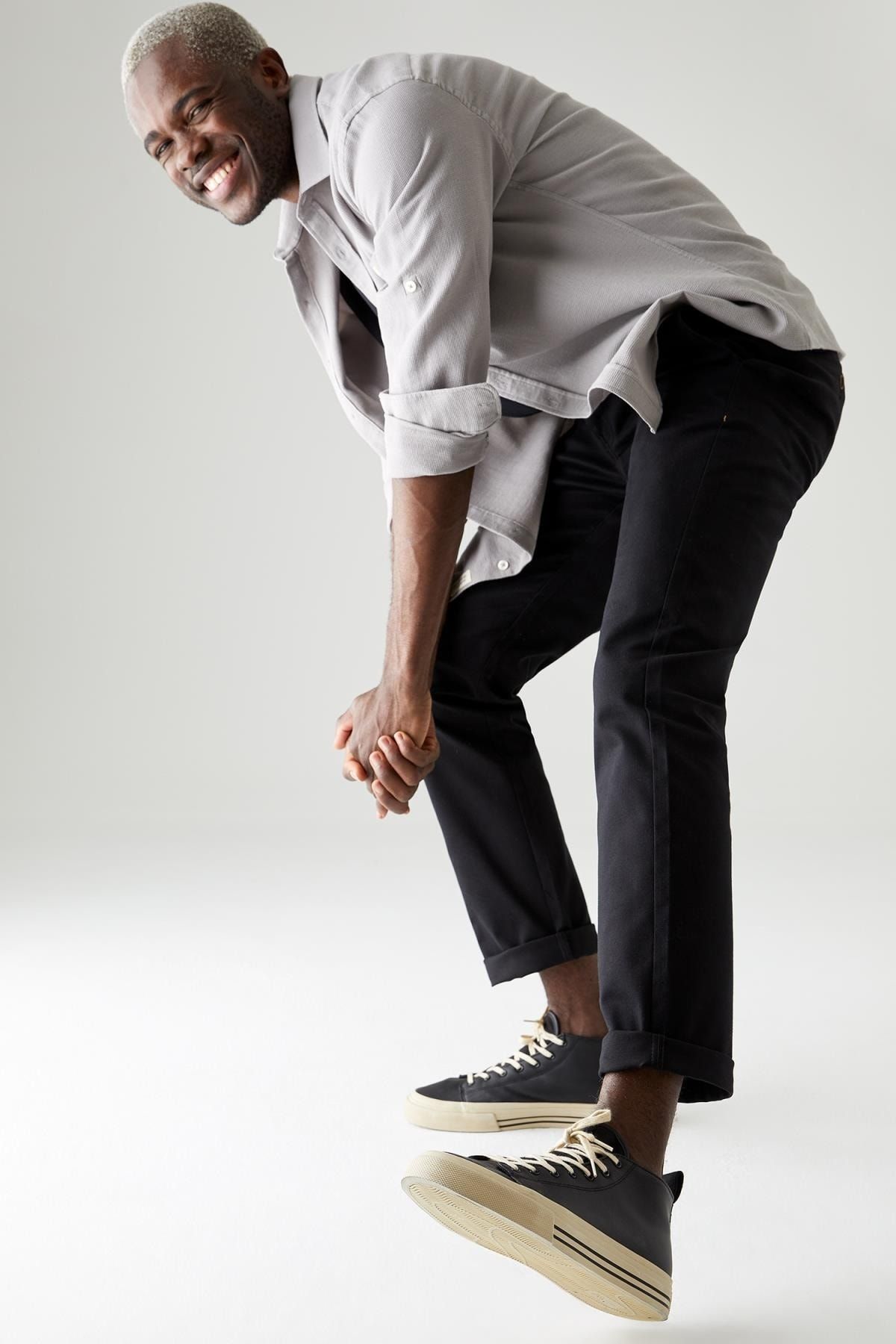 DeFacto-Regular Fit Chino Trousers 4