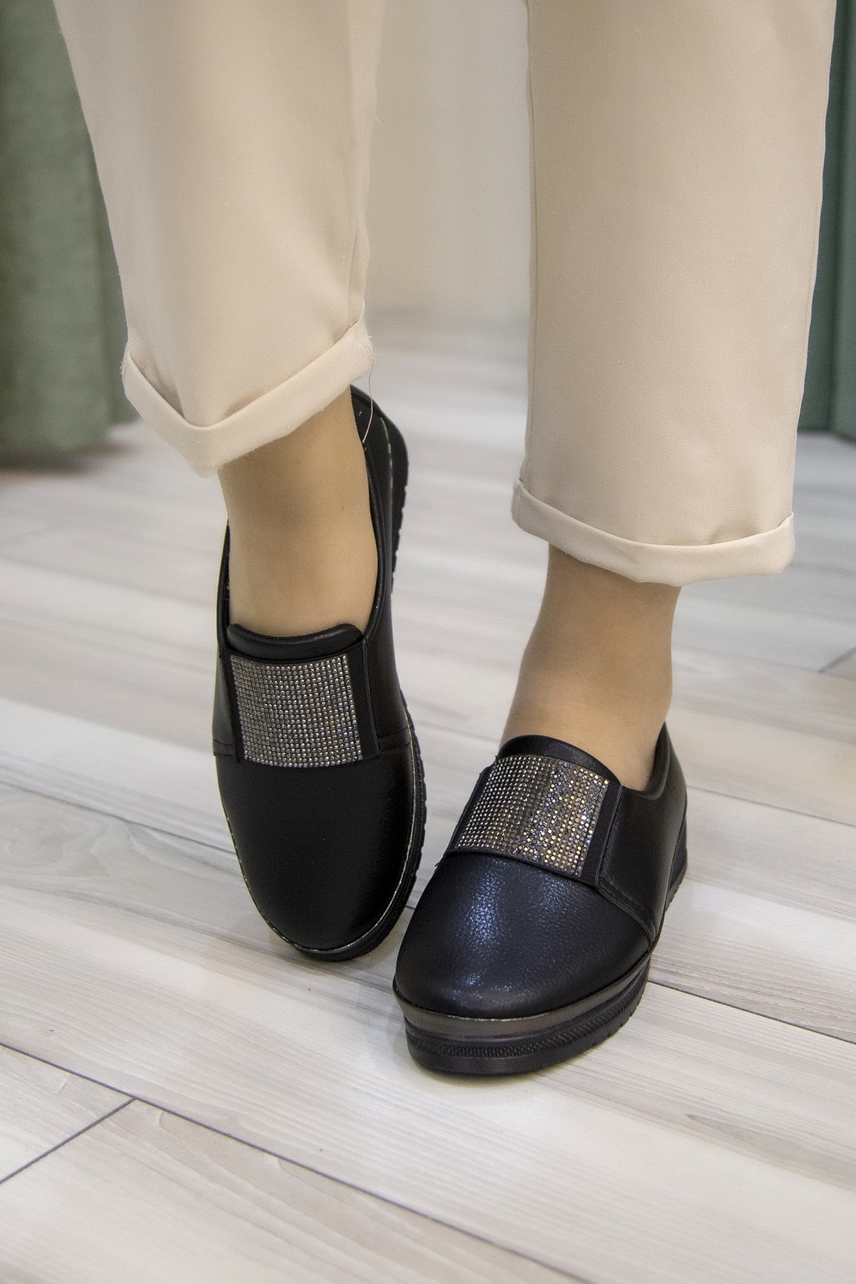 Ewen Tomm  Günlük Ortopedik Taşlı Ayakkabı - Görsel 6