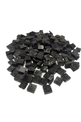 Seramik Mozaik Taşı - Siyah Kare - 250adet Ölçü (8X8X3MM) _siyah 01 Siyah 01
