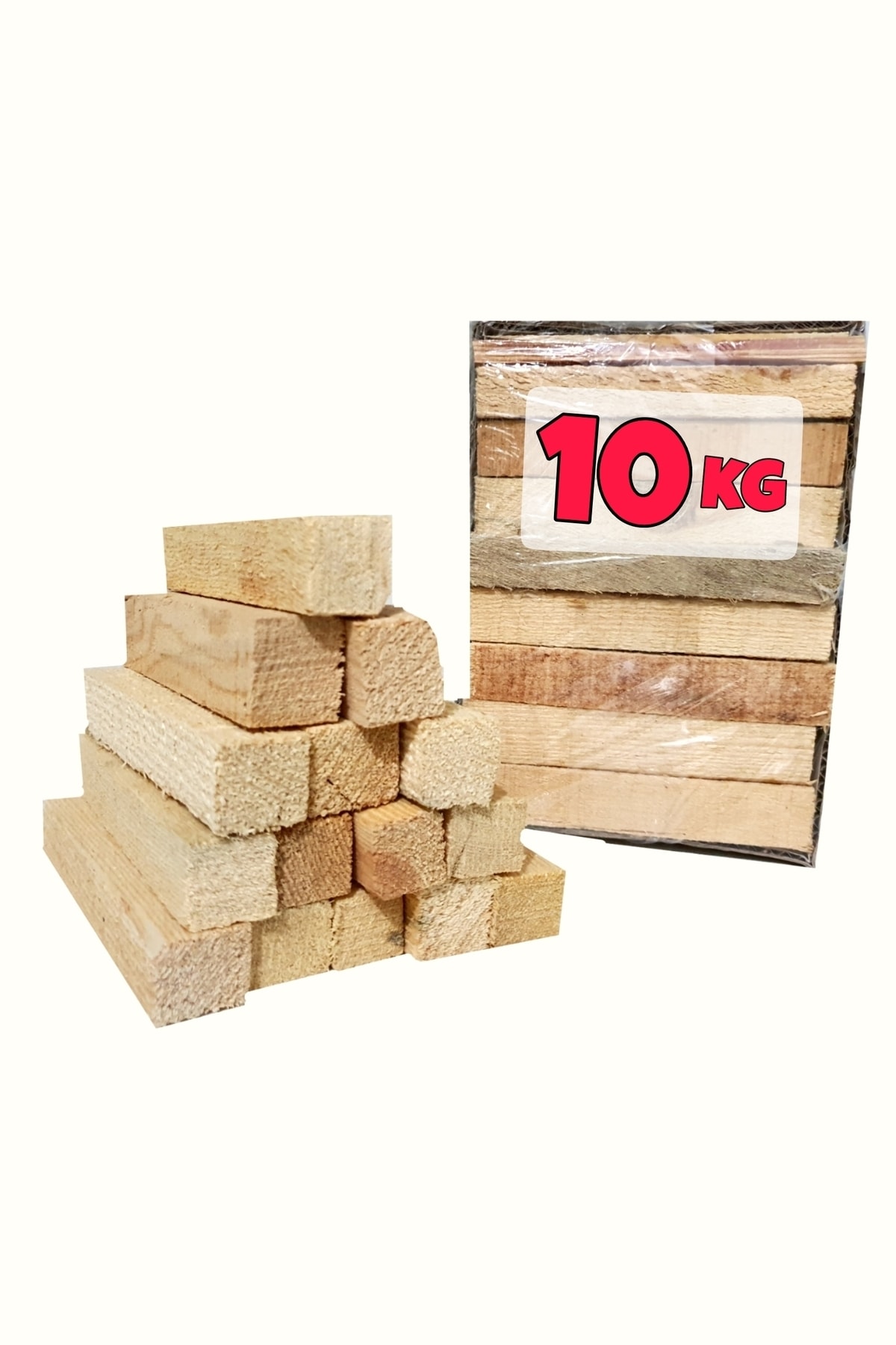 MSM Tutuşturmalık Kücük Odun Parçaları 10 Kg Çıra Hediyeli