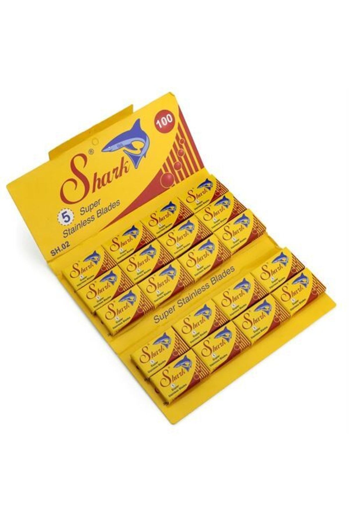 perfect shop 600 Adet Shark Paslanmaz Çelik Tıraş Jileti 717188