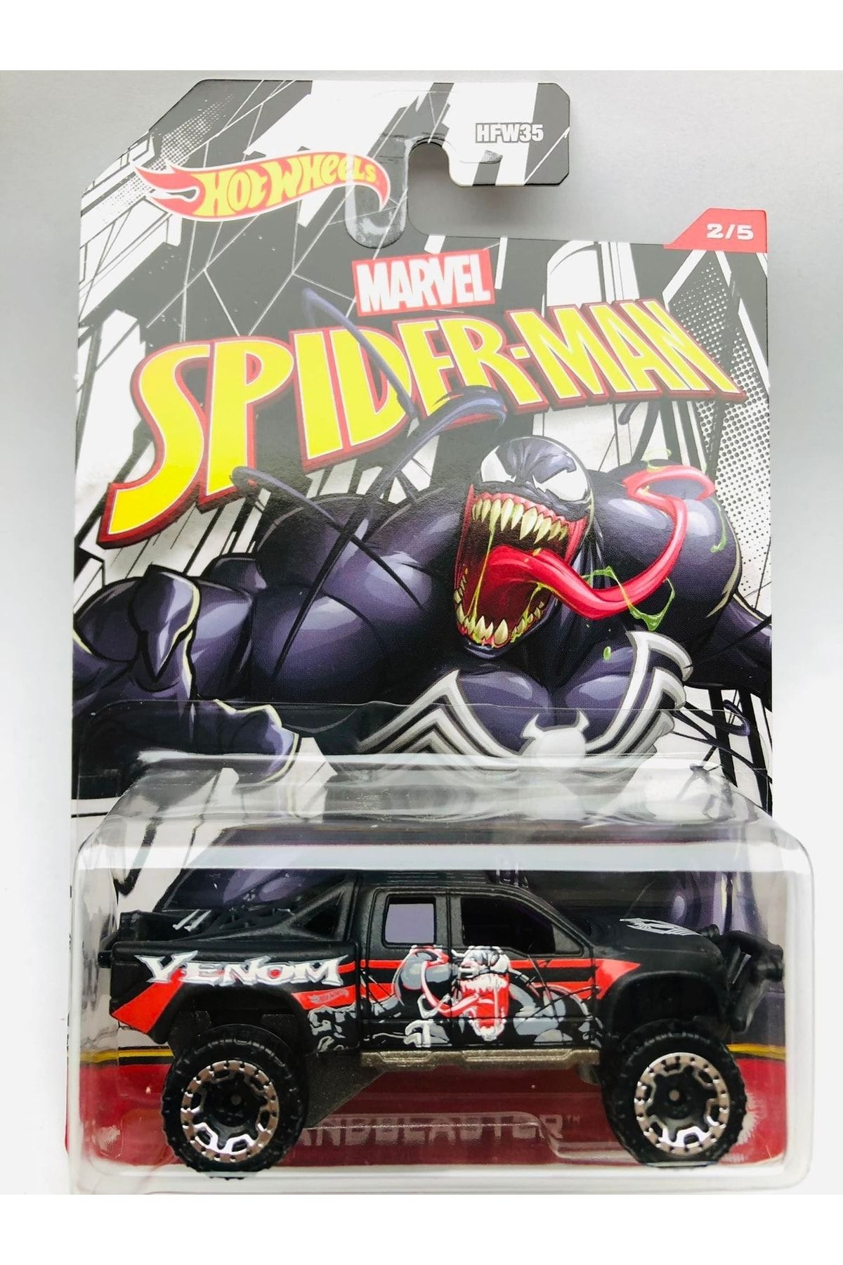 HOT WHEELS جدید - Marvel Spiderman Venom Sandblaster 1:64 Scale Hotwheels Brand Hfw35 2/5