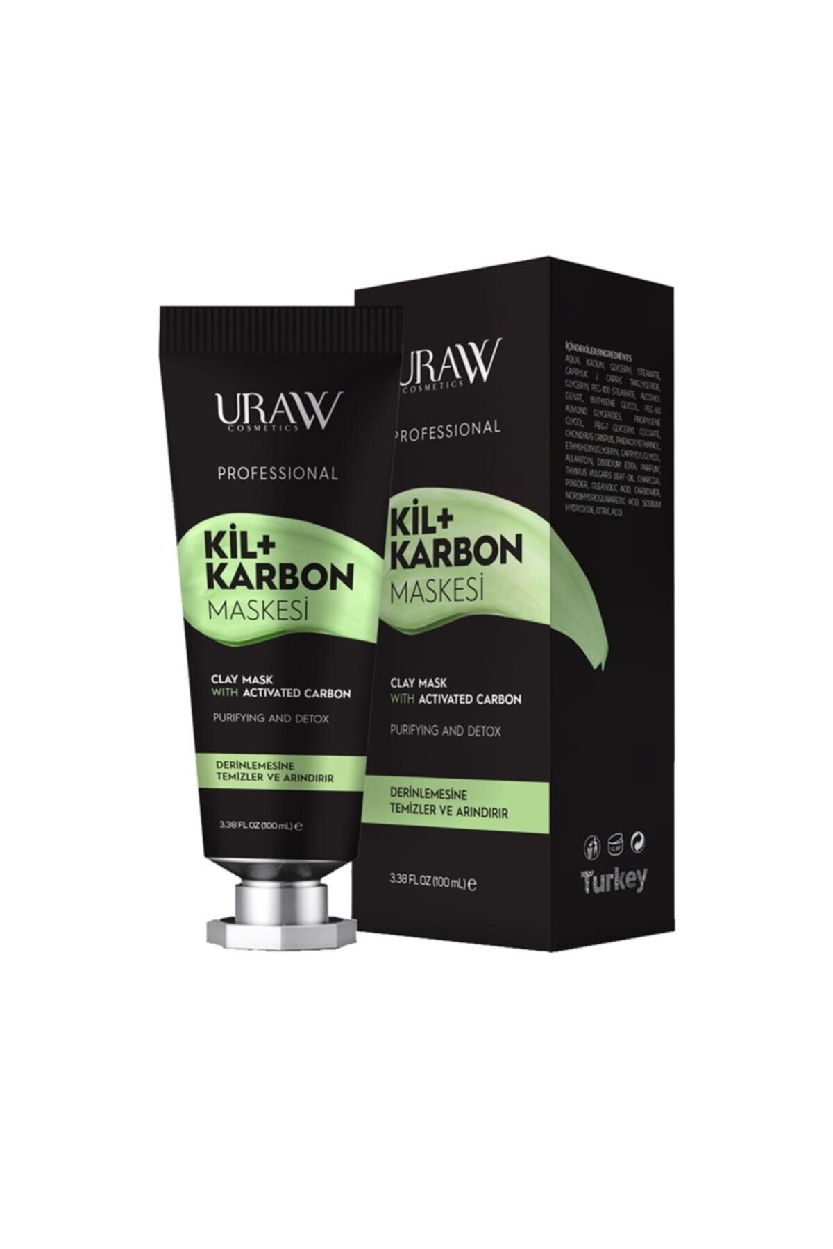 Uraw Gözenek Acıcı Ve Arındırıcı Kil+ Karbon Maskesi 100 Ml. OH8799