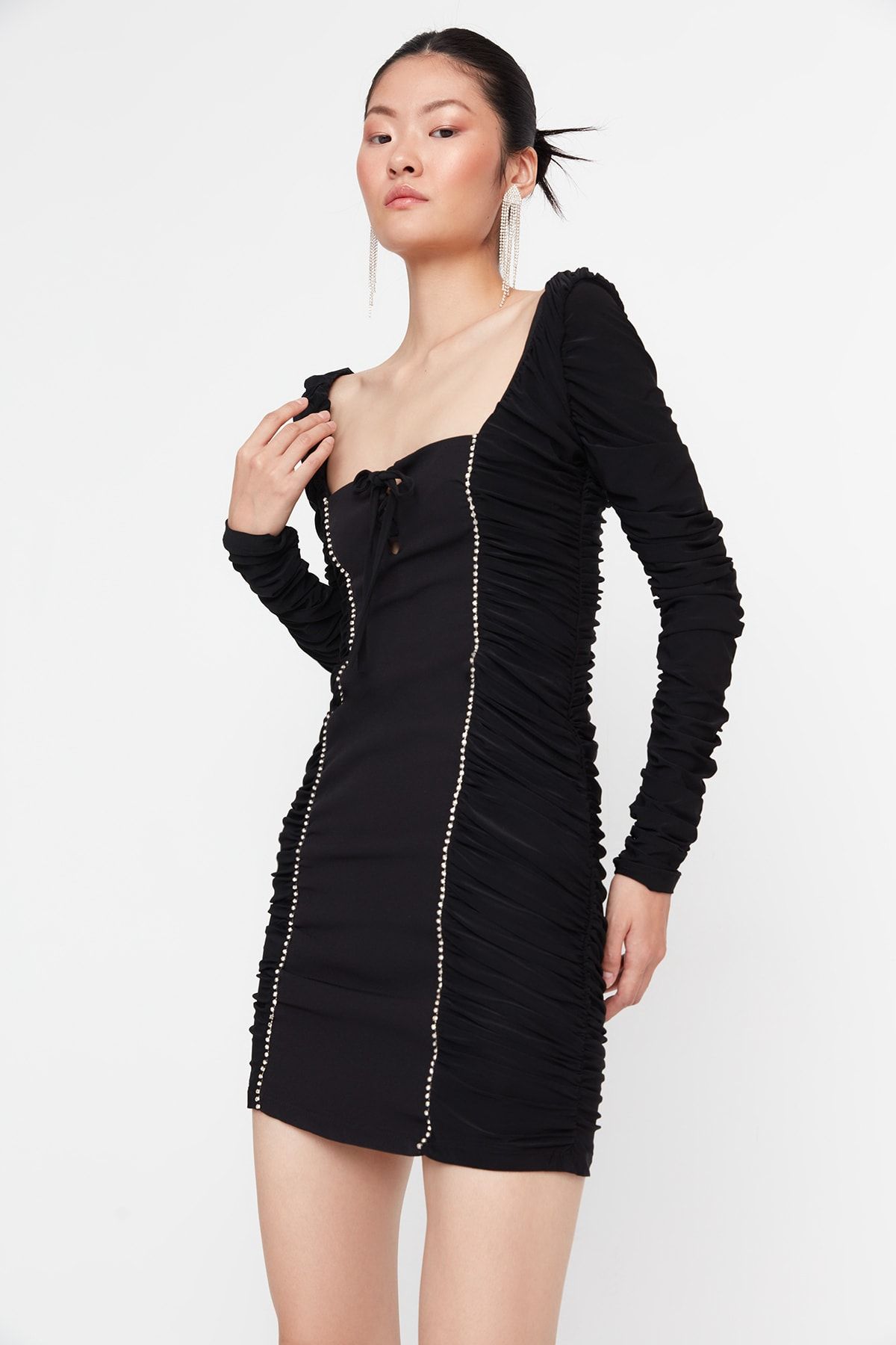 Trendyol Collection Kleid Schwarz Bodycon