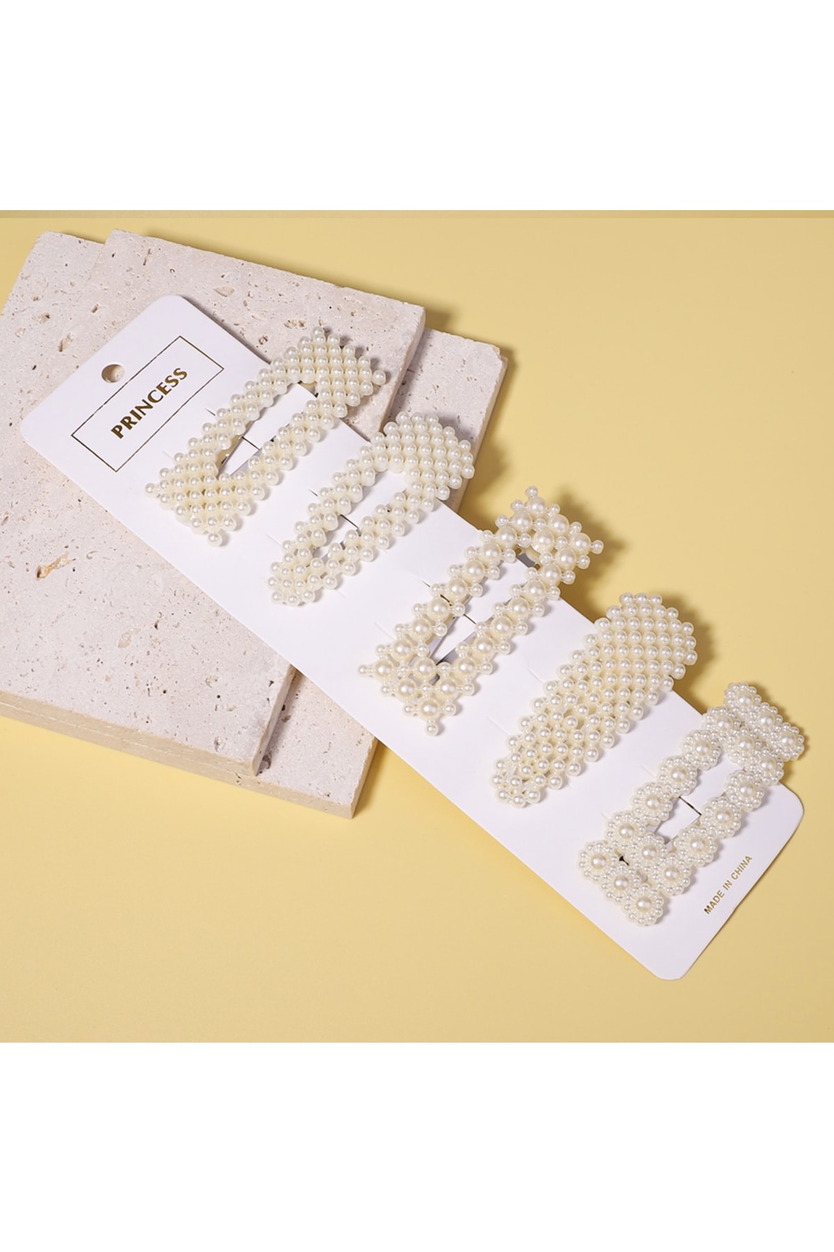 Women's 5-Piece Pearl Model Side Snap Hairpin Set