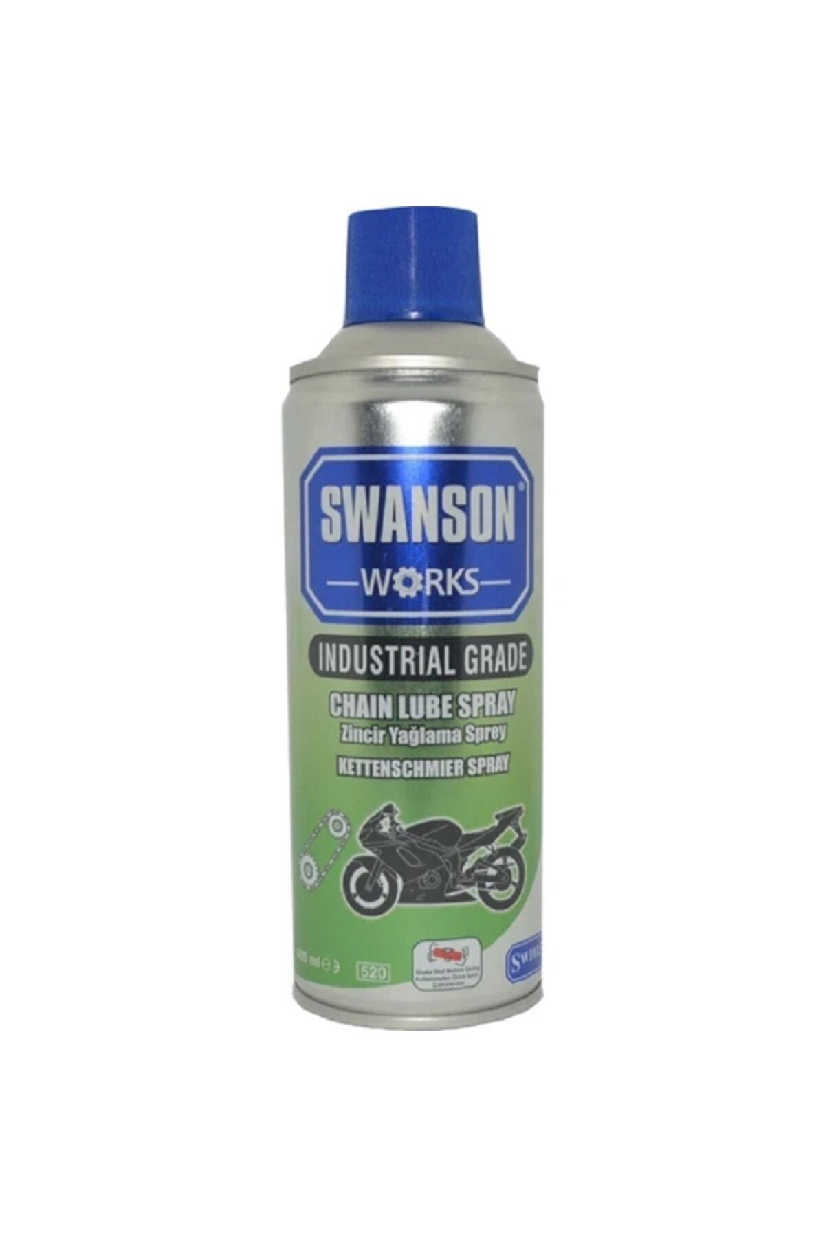 SWANSON Works Motosiklet Bisiklet Zincir Yağlama 200ml
