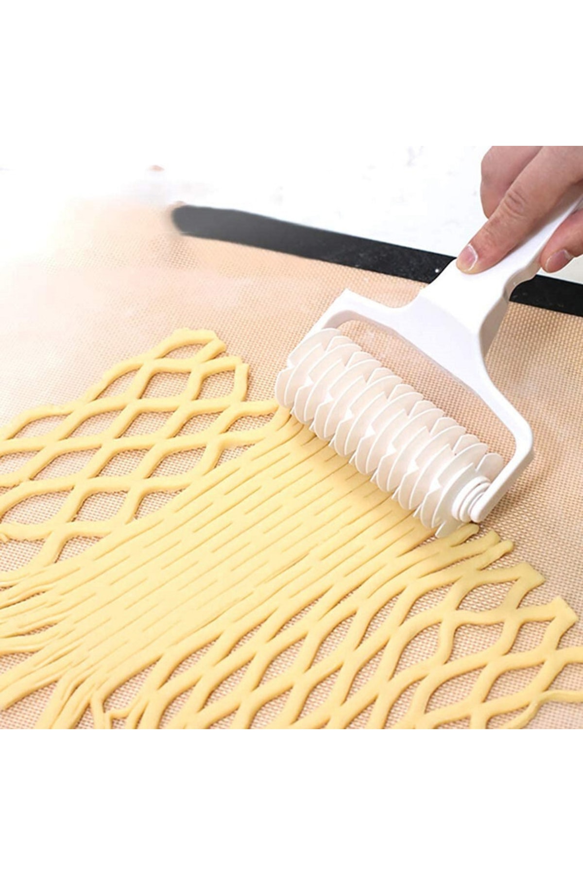 Hamur Kesme Ruleti Tart Hamuru Kesici Hamur Şekillendirici