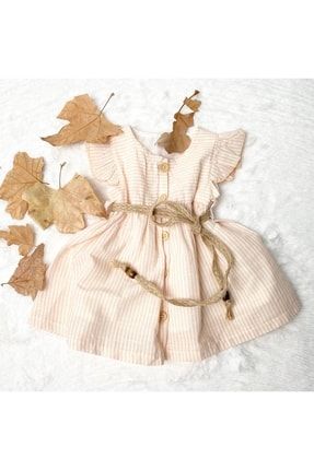 Bon Chic Baby Bebek Çocuk Koton Elbise ÇGE00620