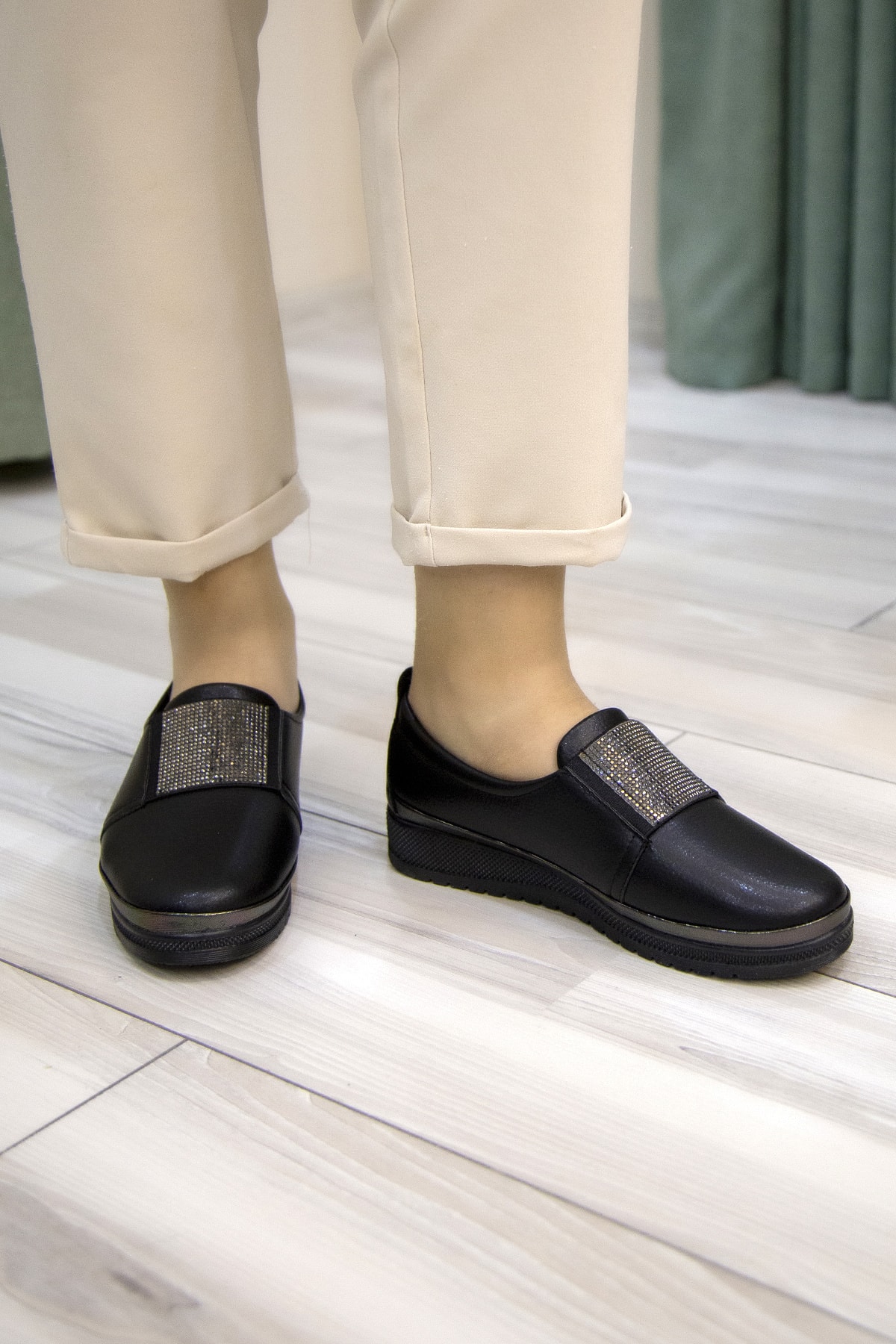 Ewen Tomm  Günlük Ortopedik Taşlı Ayakkabı - Görsel 5