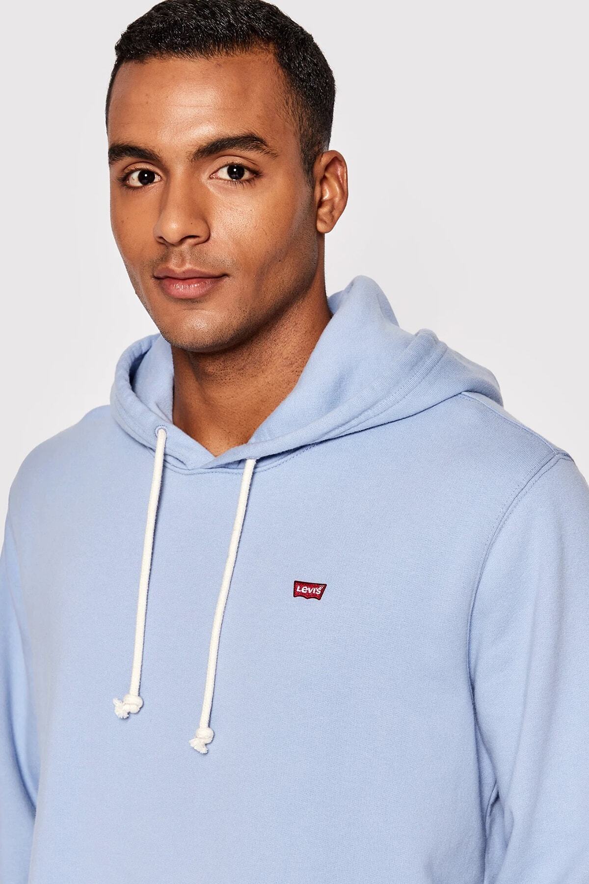 سویشرت لیوایز مردانه پنبه-پلی استر آبی  راسته Regular/رگولار    Regular/رگولار کژوال/روزمره | Levi's A4916-0000 - تصویر 4