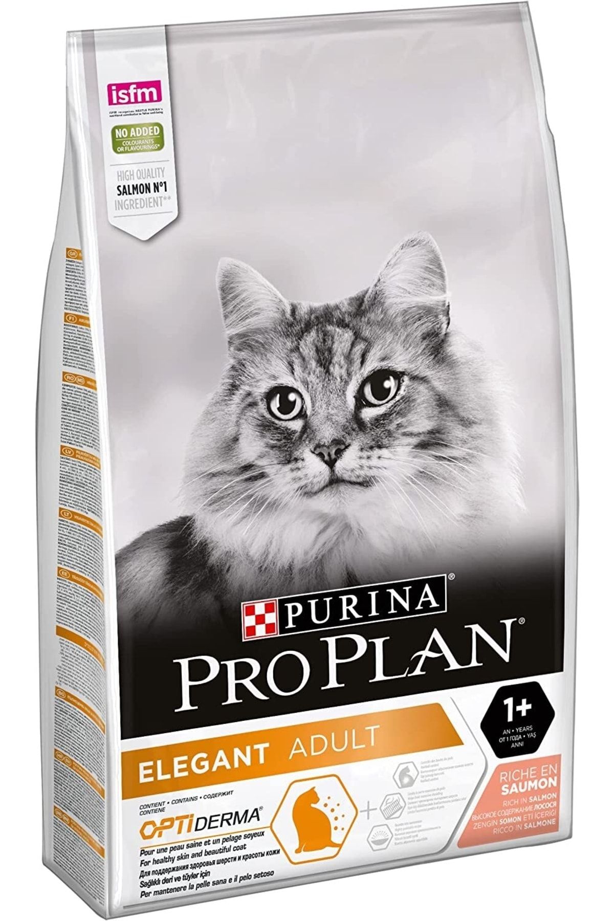 MUSENSO Elegant Somonlu Kuru Kedi Maması, 10 Kg