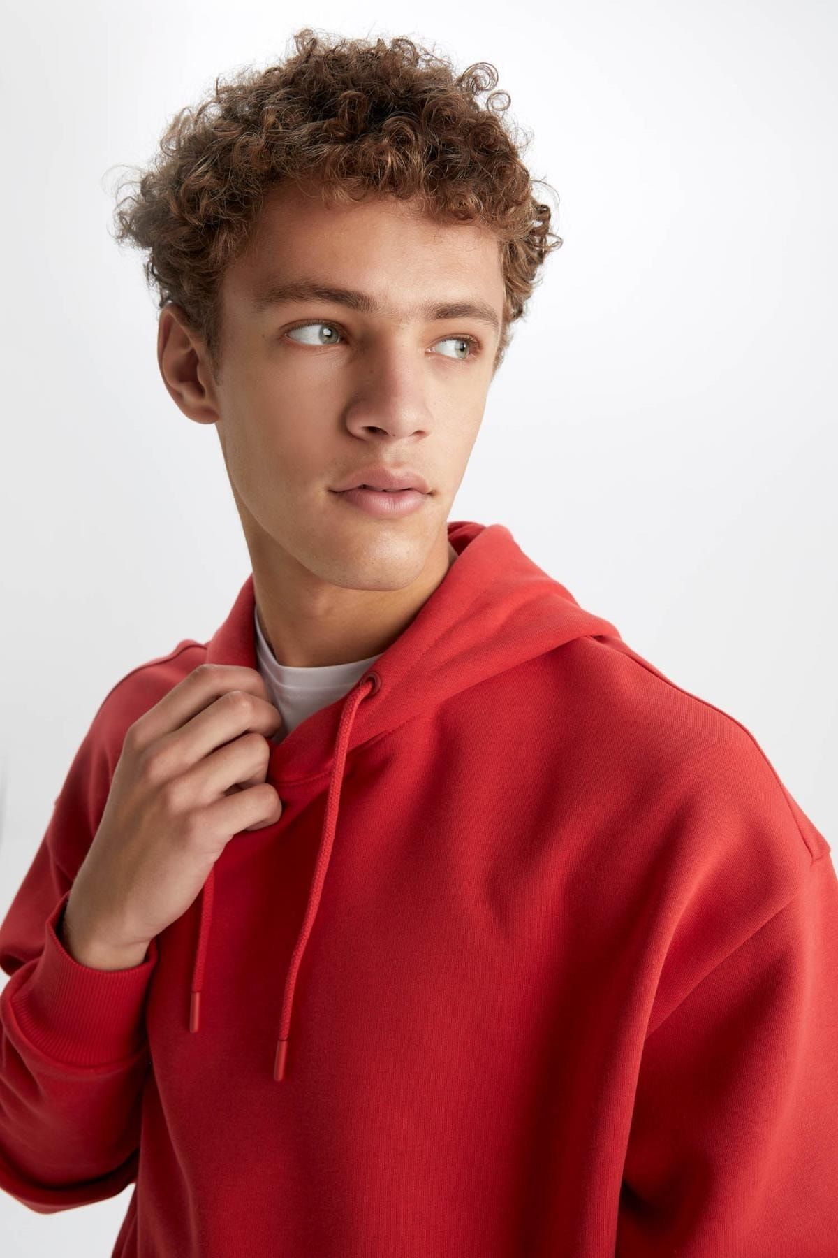 Oversize Fit Kapüşonlu Sweatshirt