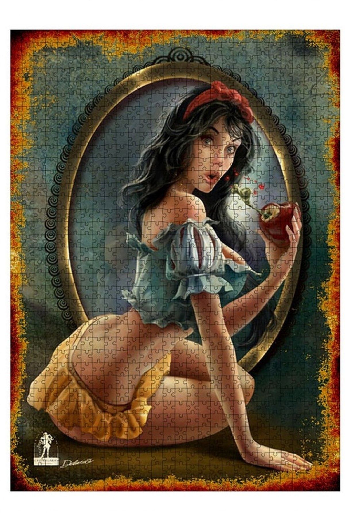 Tablomega Ahşap Mdf Puzzle Yapboz Seksi Prenses 1000 Parça 50*70 Cm